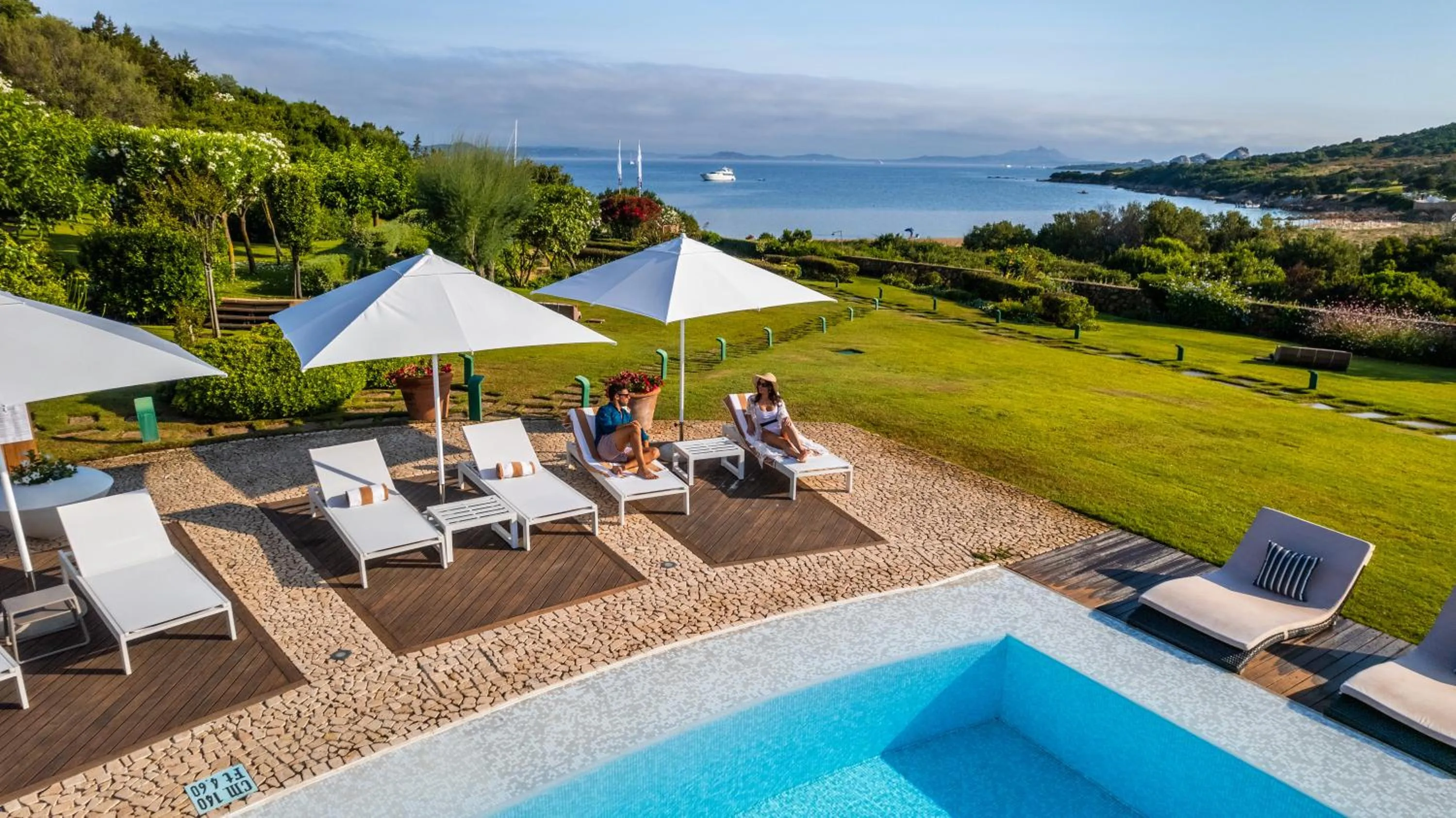 Swimming pool in L'Ea Bianca Luxury Resort