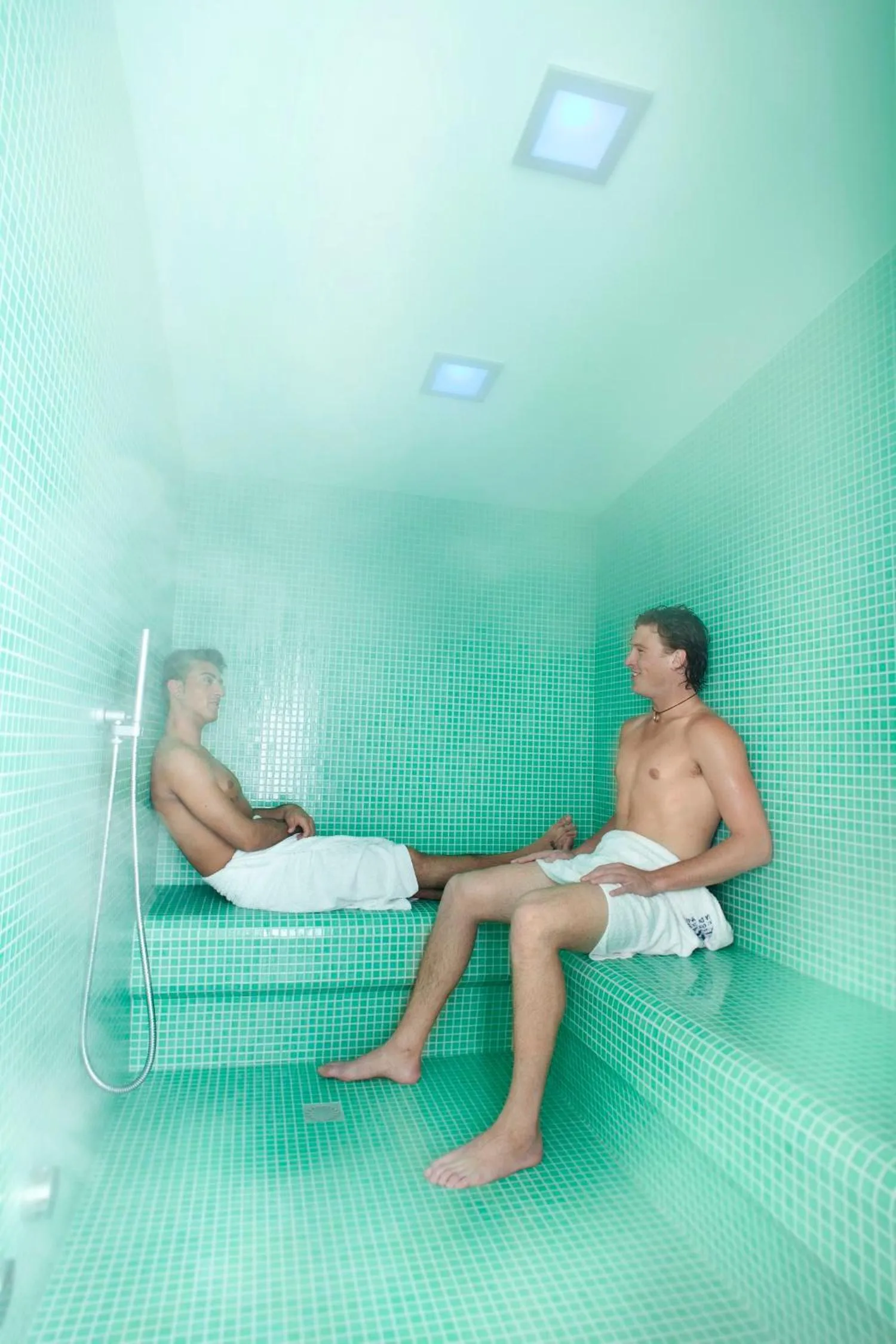 Steam room in Hotel Zeus