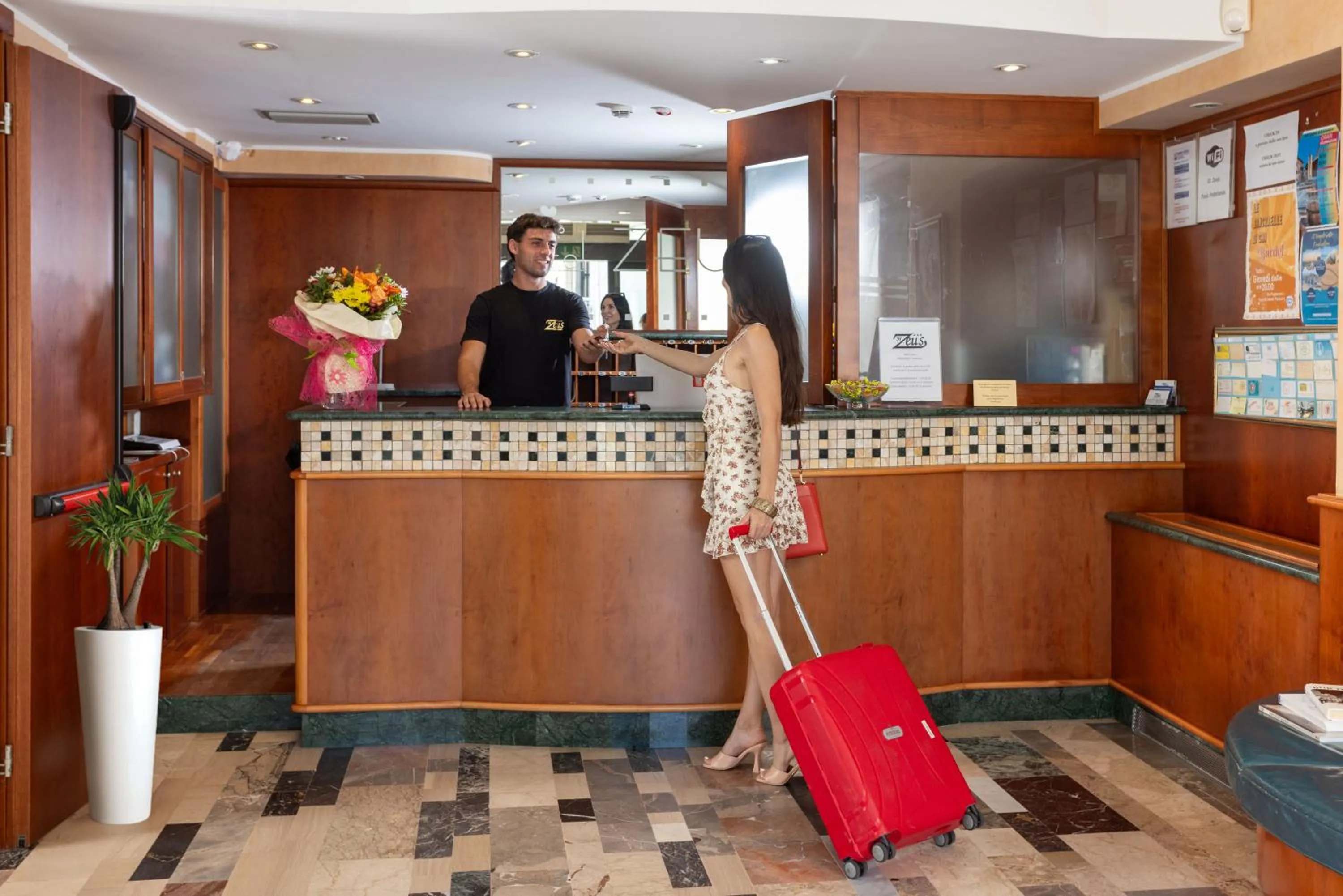 Lobby or reception in Hotel Zeus