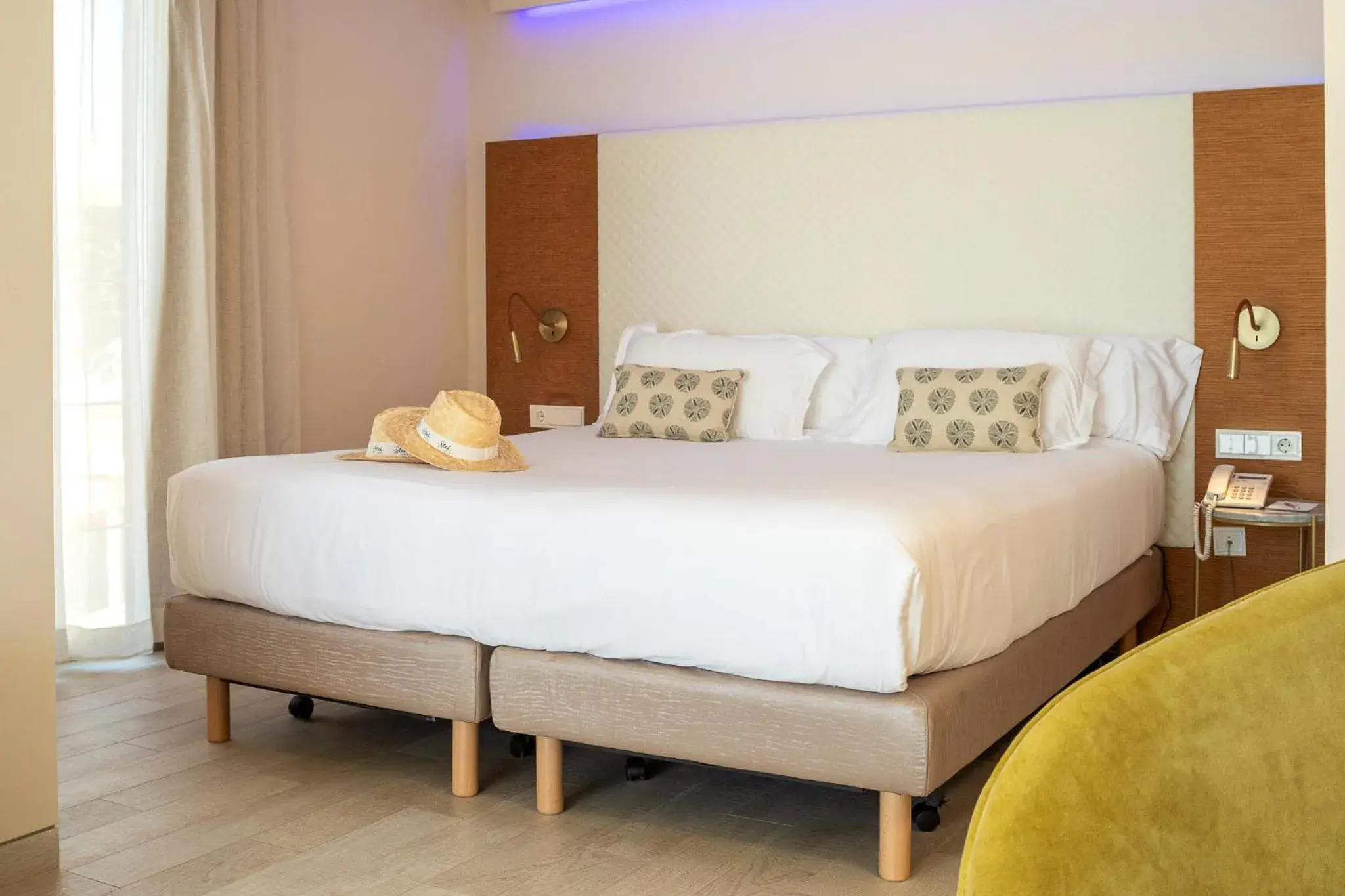 Bed in Melbeach Hotel & Spa - Adults Only Bed in Melbeach Hotel & Spa - Adults Only