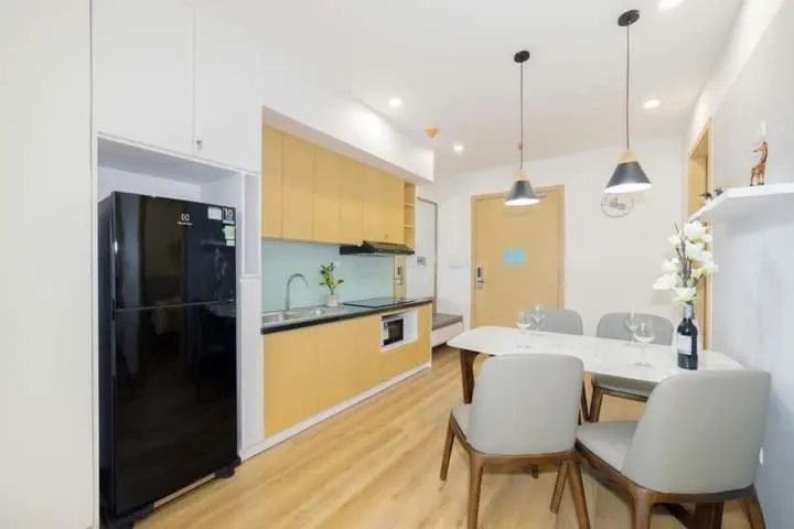Kitchen or kitchenette in TMS Apartment View Biển Luxury Quy Nhơn