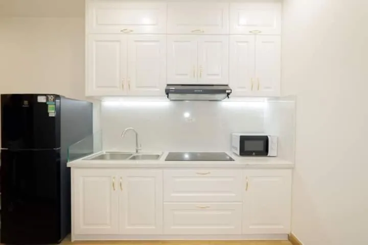 Kitchen or kitchenette in TMS Apartment View Biển Luxury Quy Nhơn