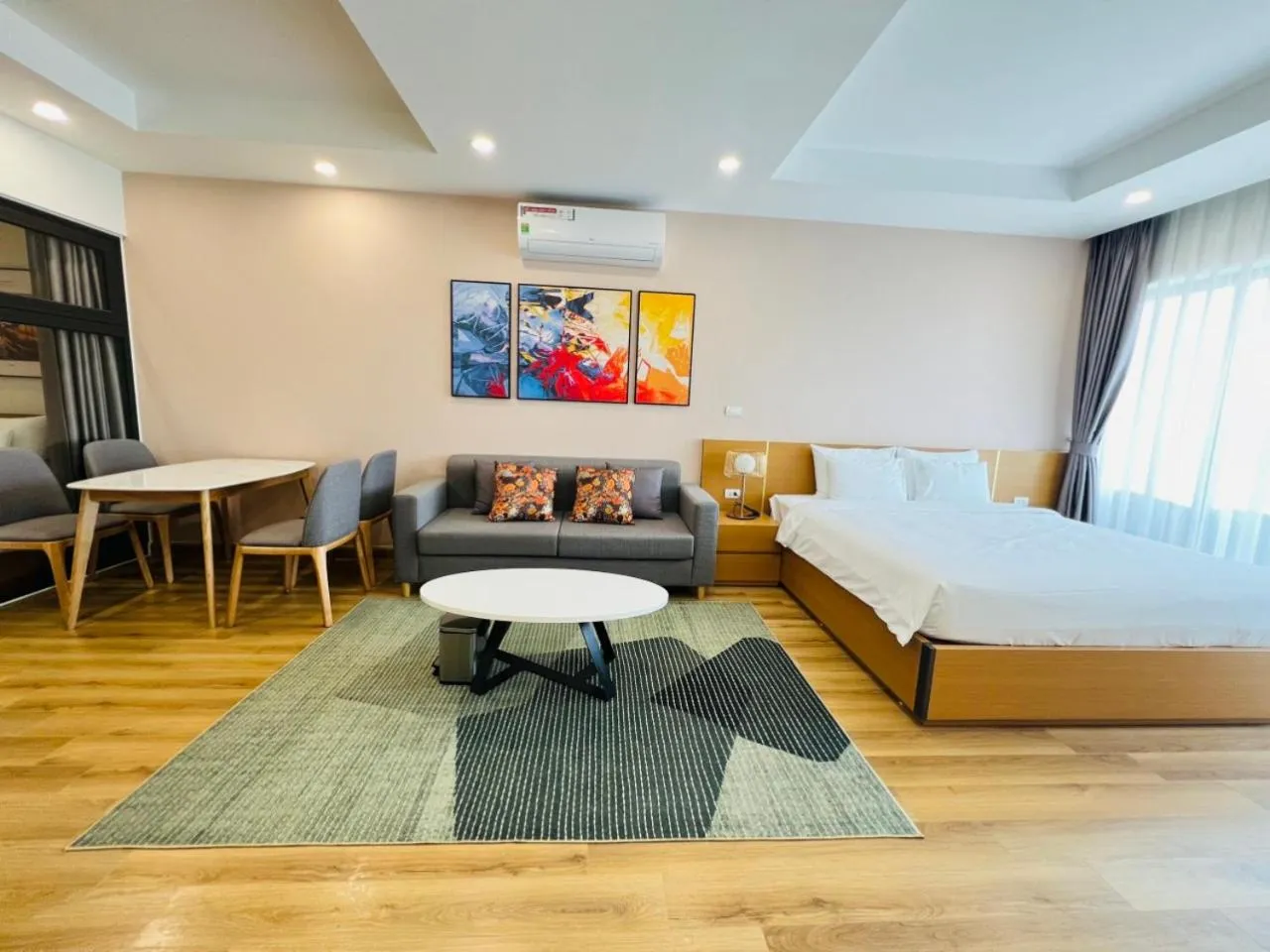 Bed in TMS Apartment View Biển Luxury Quy Nhơn