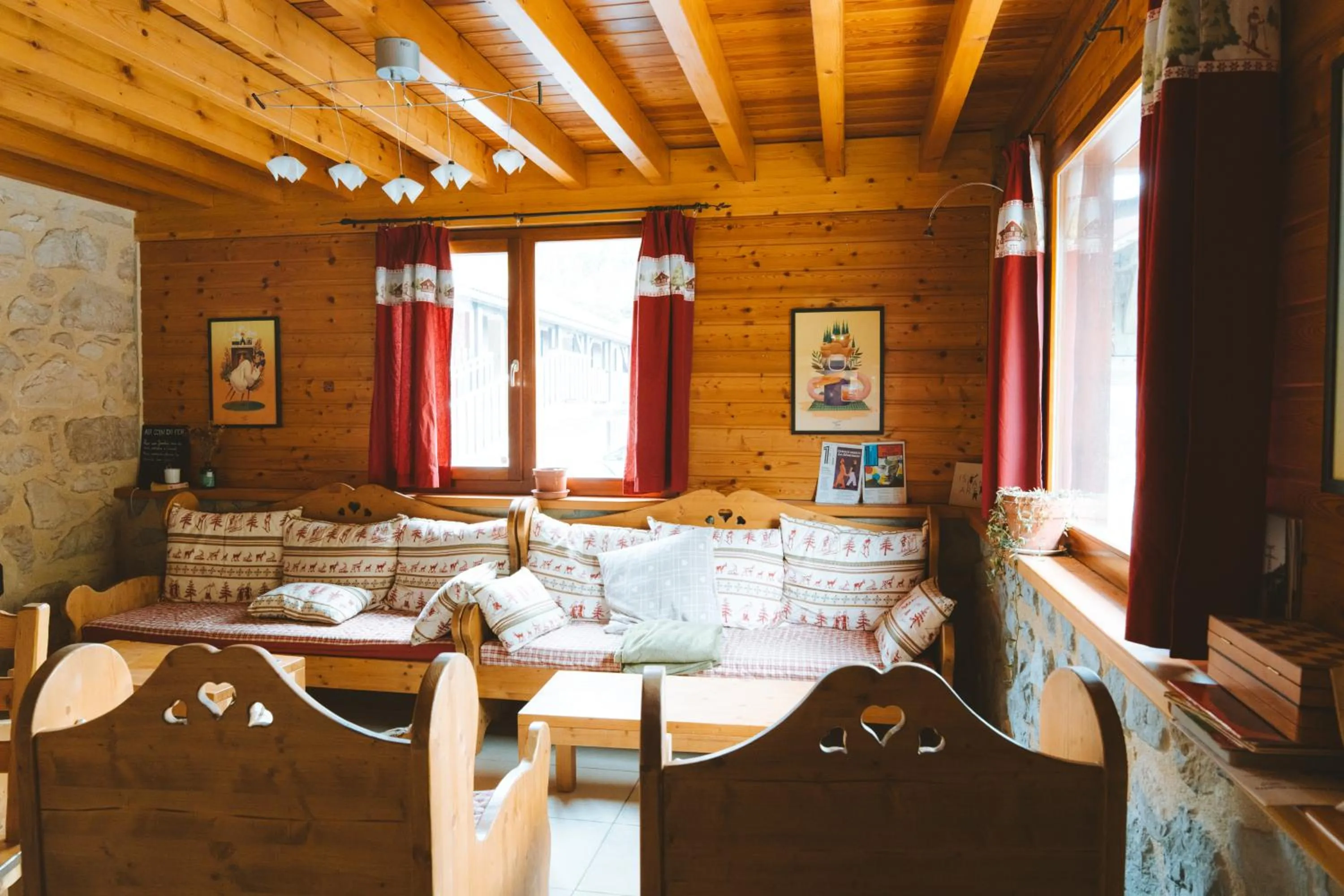 Living room in Hostel Quartier Libre