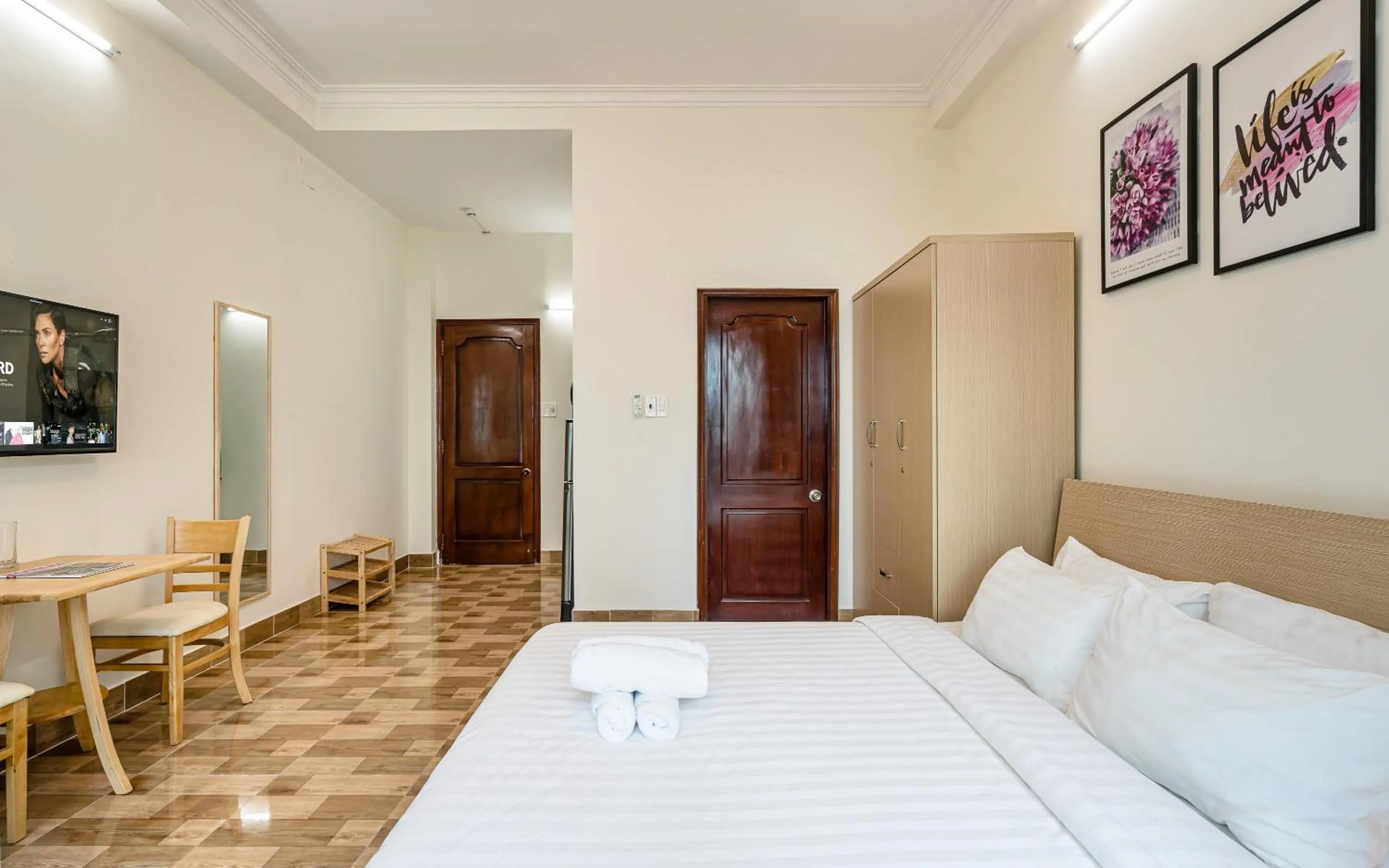 Photo of the whole room, Bed in We Home Nguyen Trai