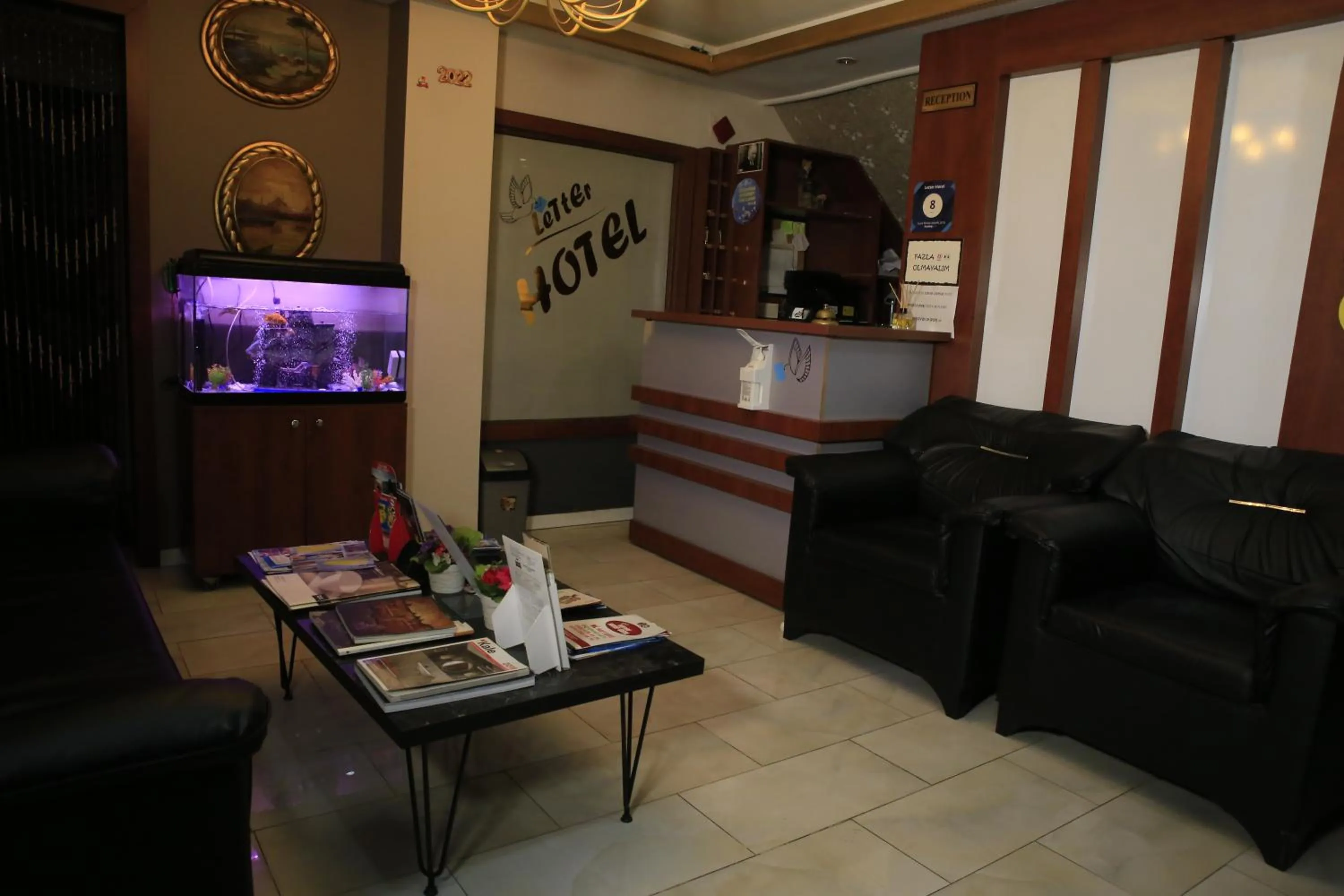 Lobby or reception in Letter Hotel