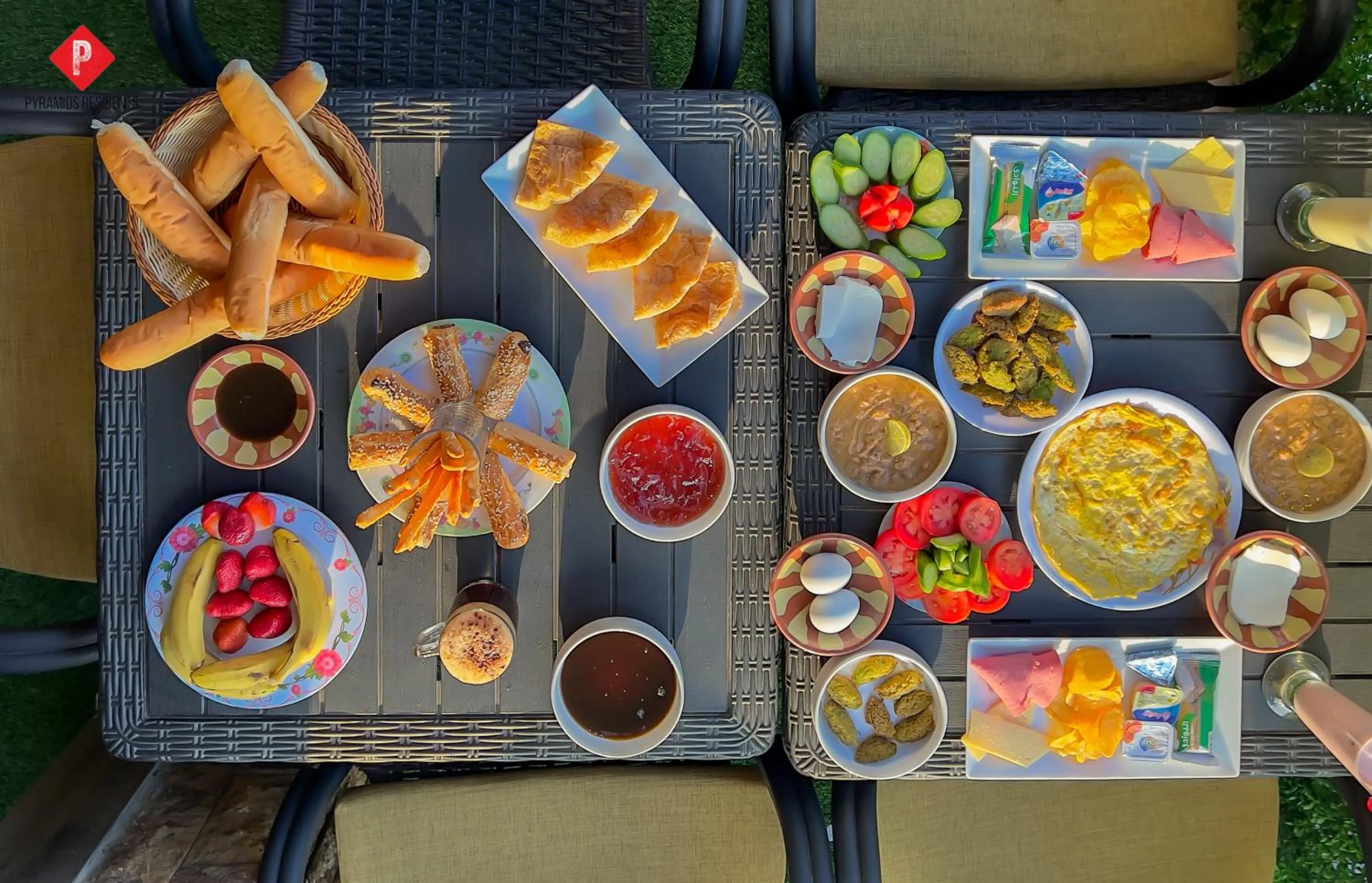 Breakfast in Pyramids View Guest House