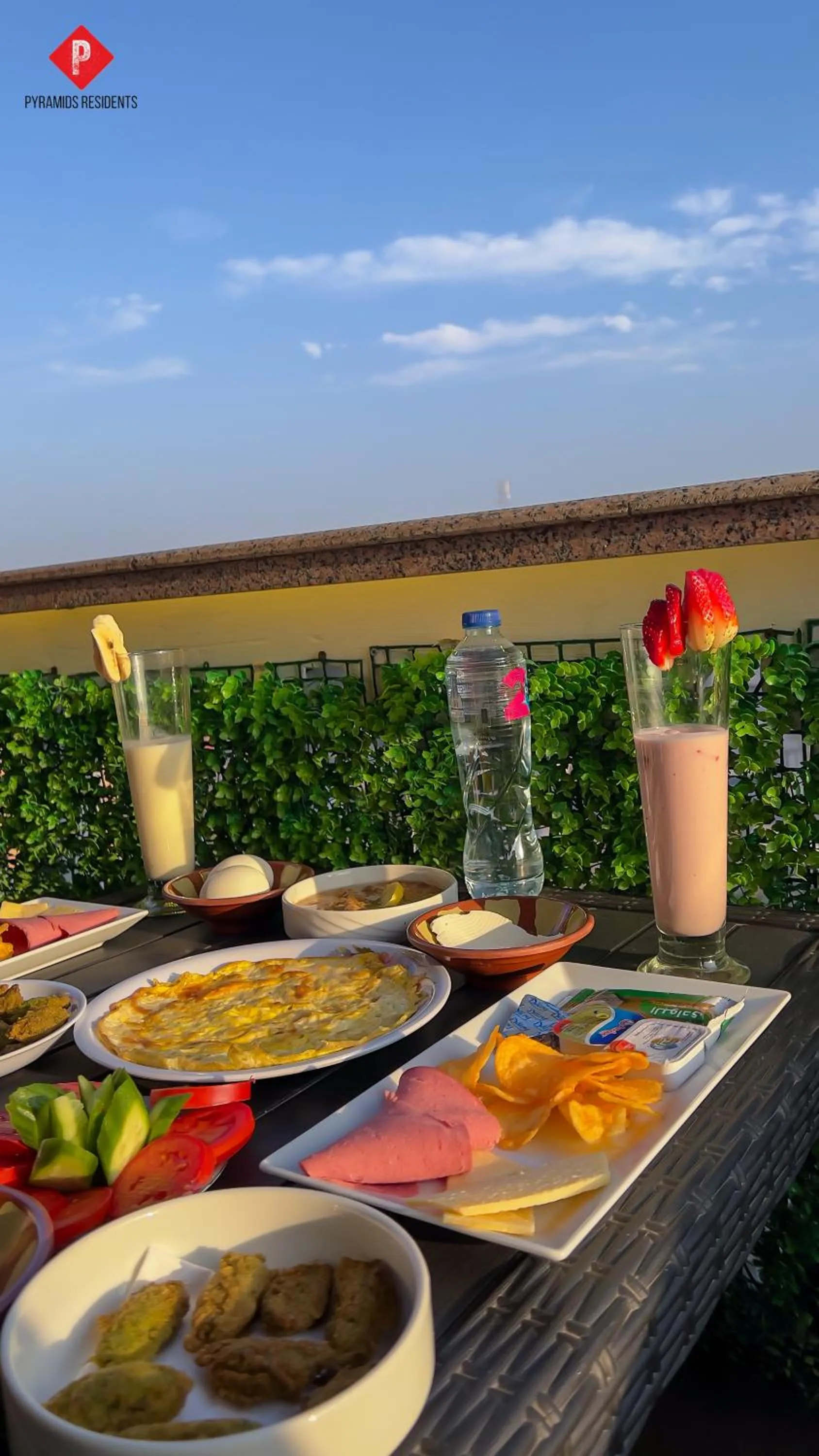 Breakfast in Pyramids View Guest House