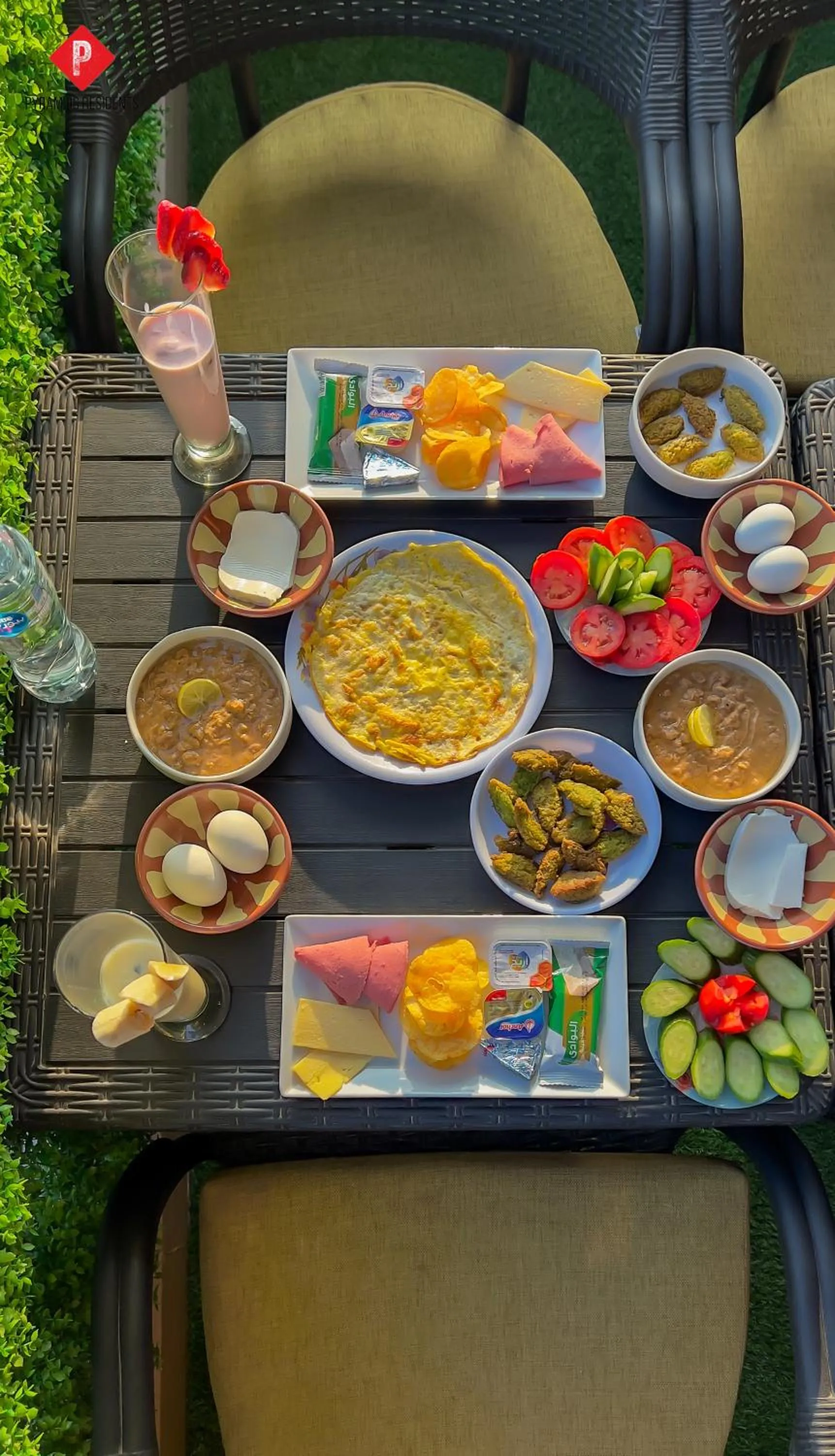 Breakfast in Pyramids View Guest House