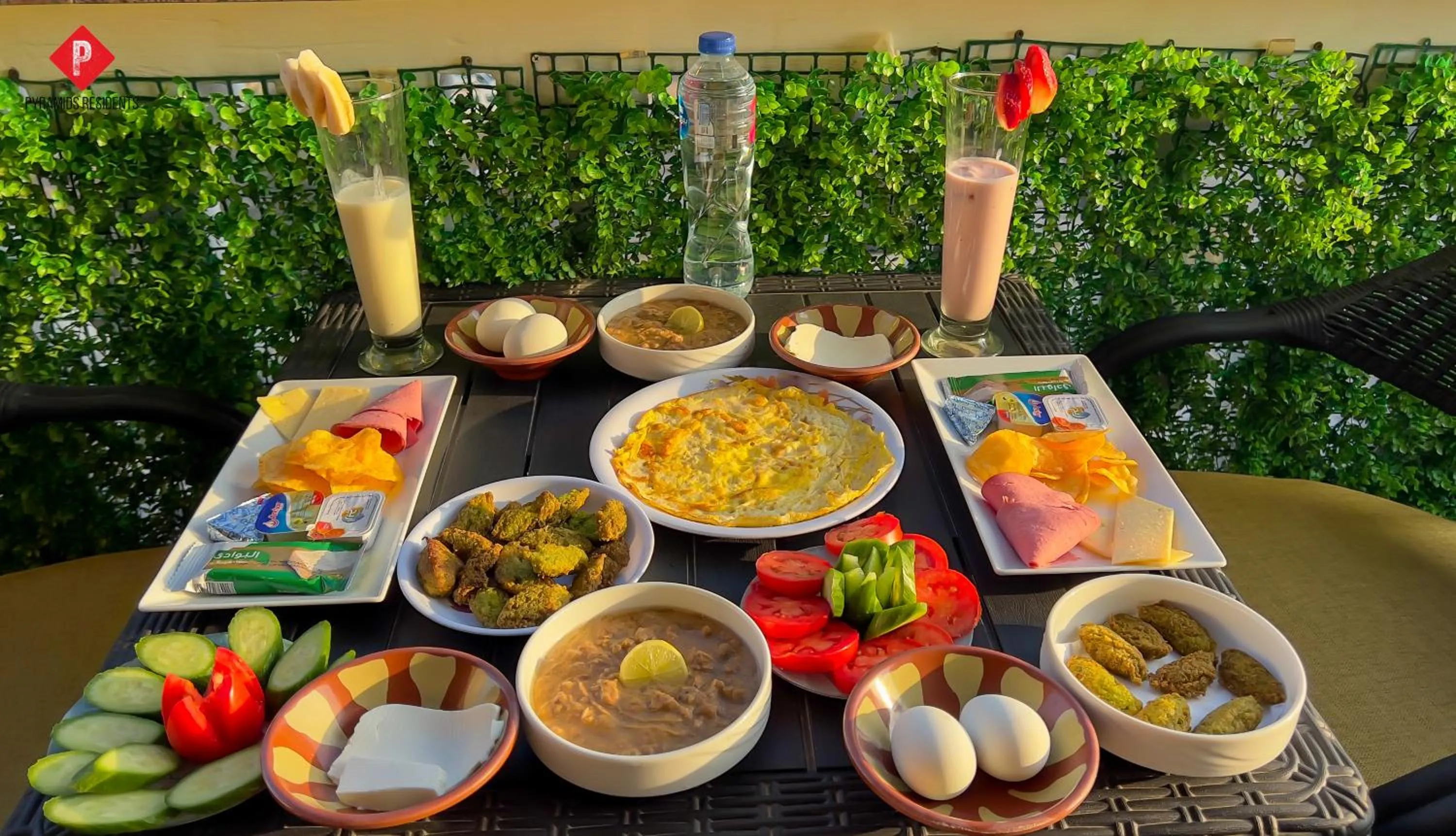 Breakfast in Pyramids View Guest House