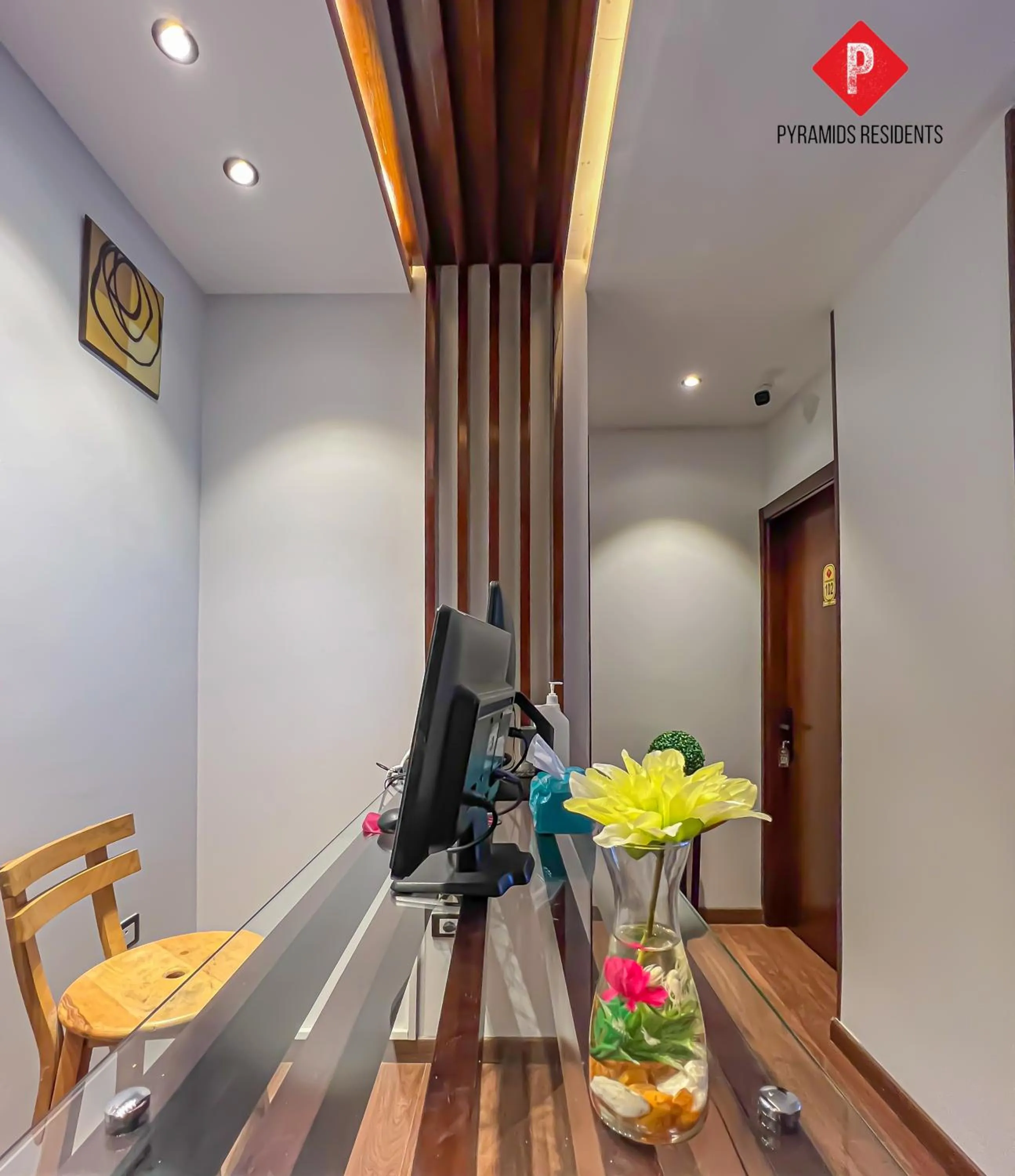 Lobby or reception in Pyramids View Guest House