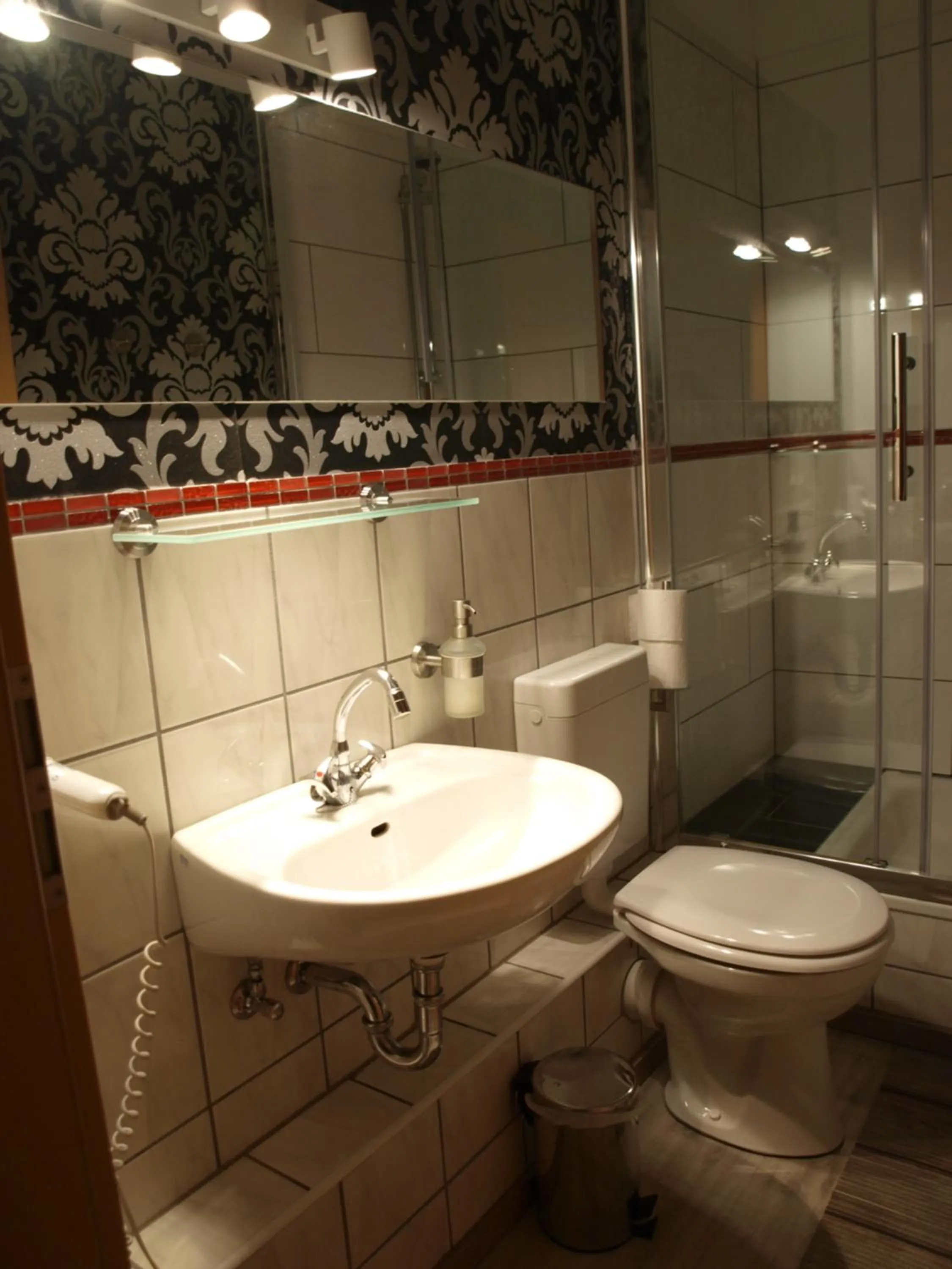 Bathroom in Waldhotel Lemberg