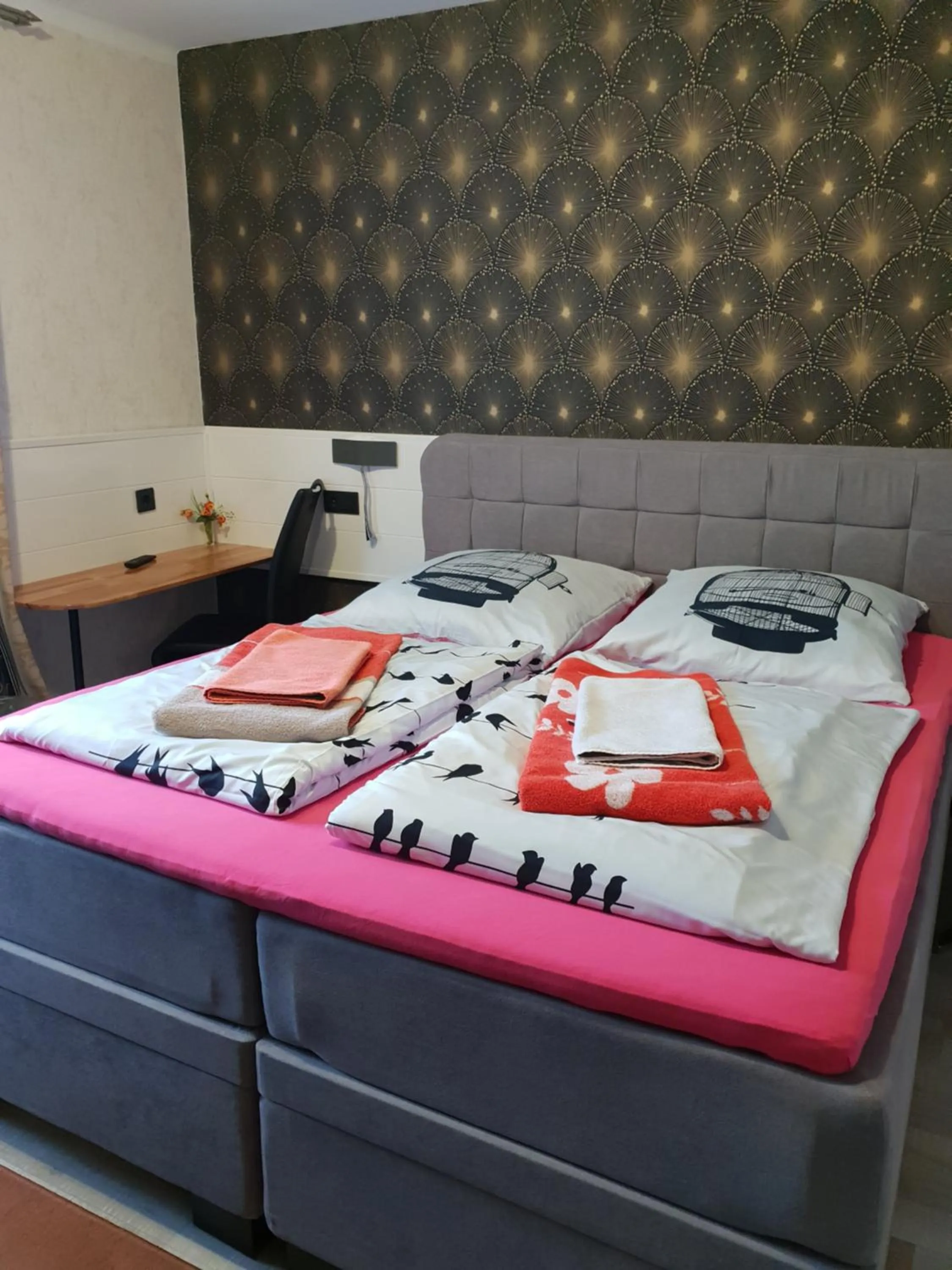 Bed in Waldhotel Lemberg