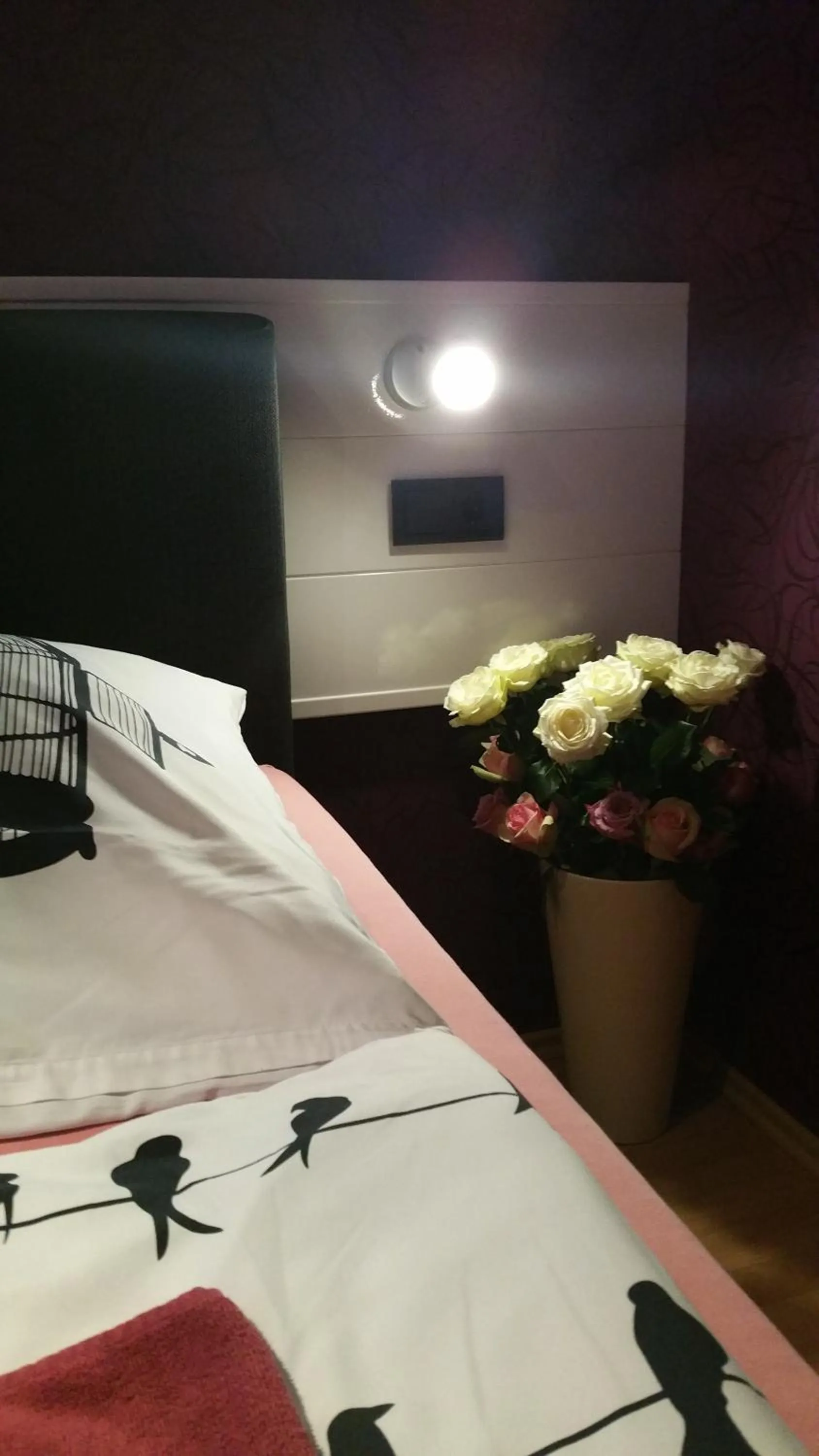 Decorative detail, Bed in Waldhotel Lemberg