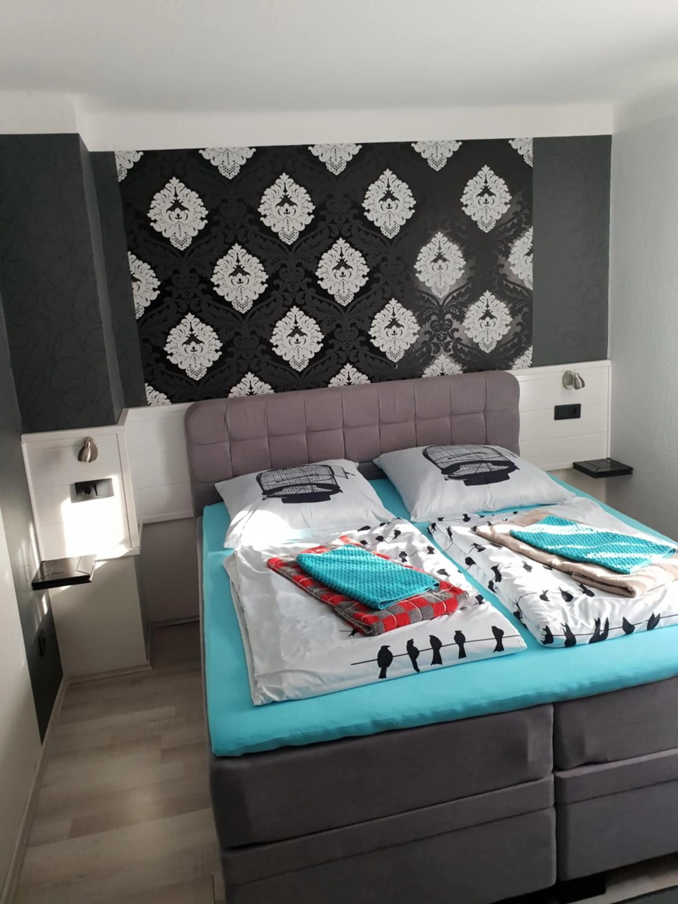 Bed in Waldhotel Lemberg