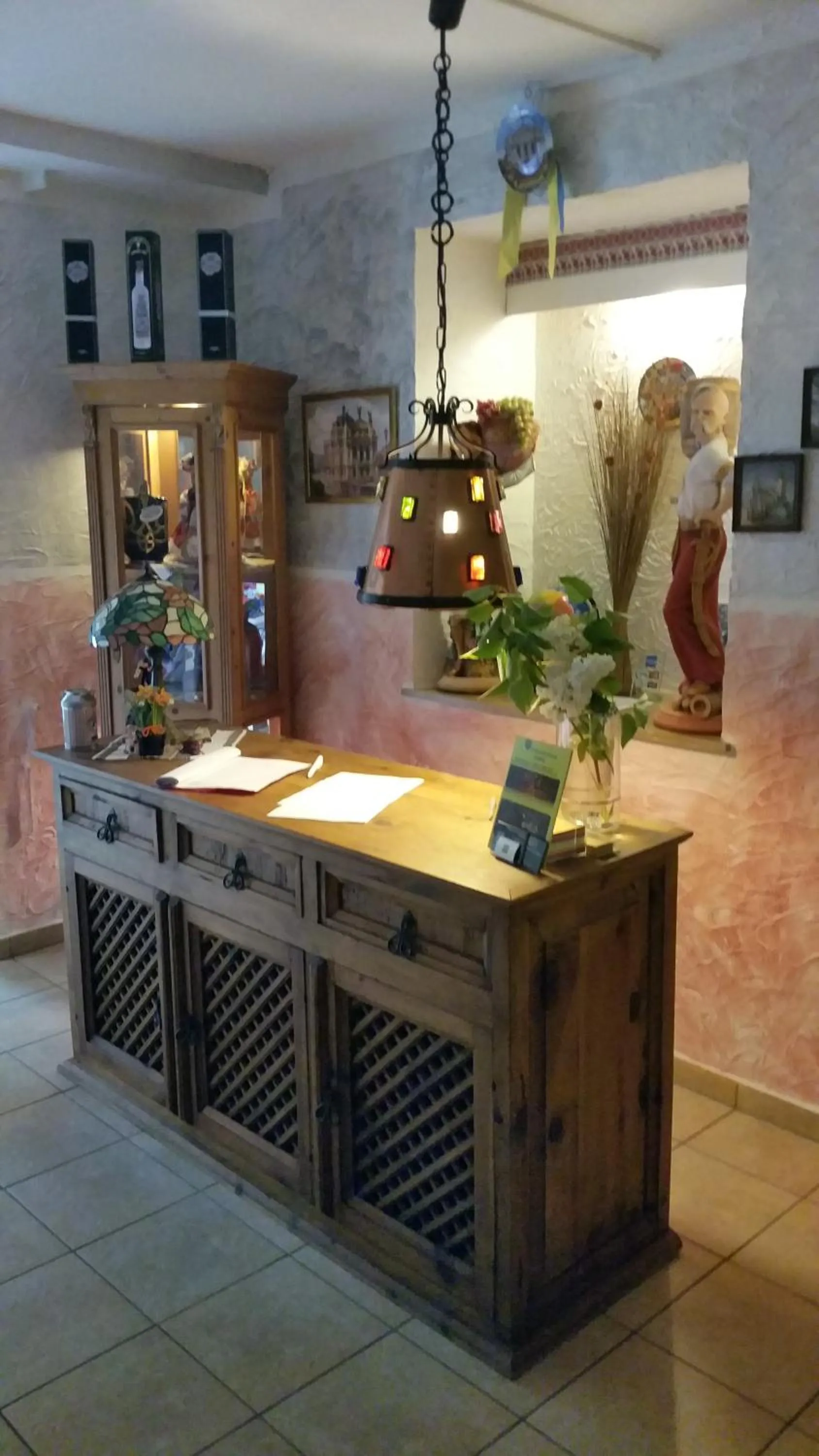 Lobby or reception in Waldhotel Lemberg