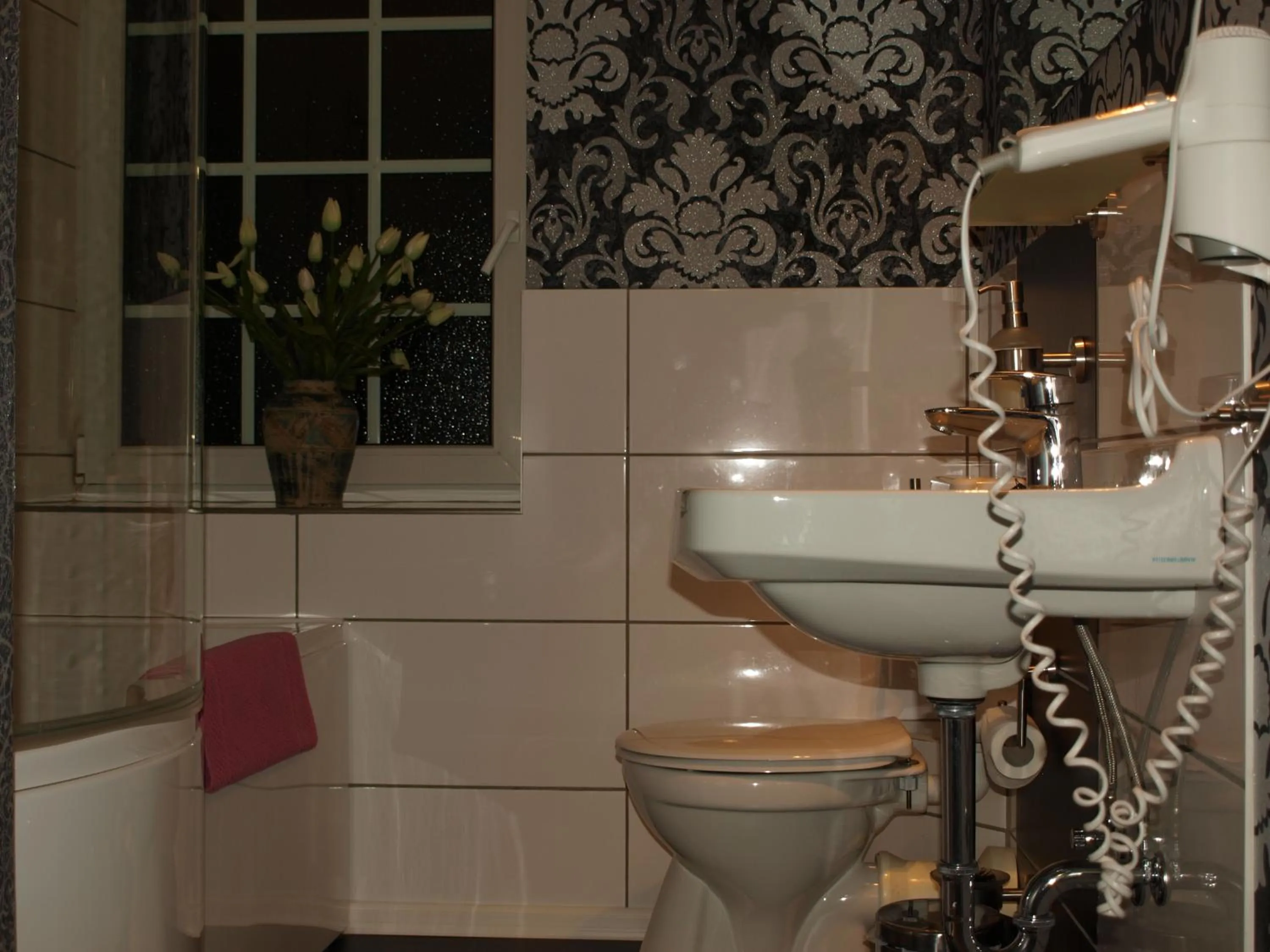 Bathroom in Waldhotel Lemberg