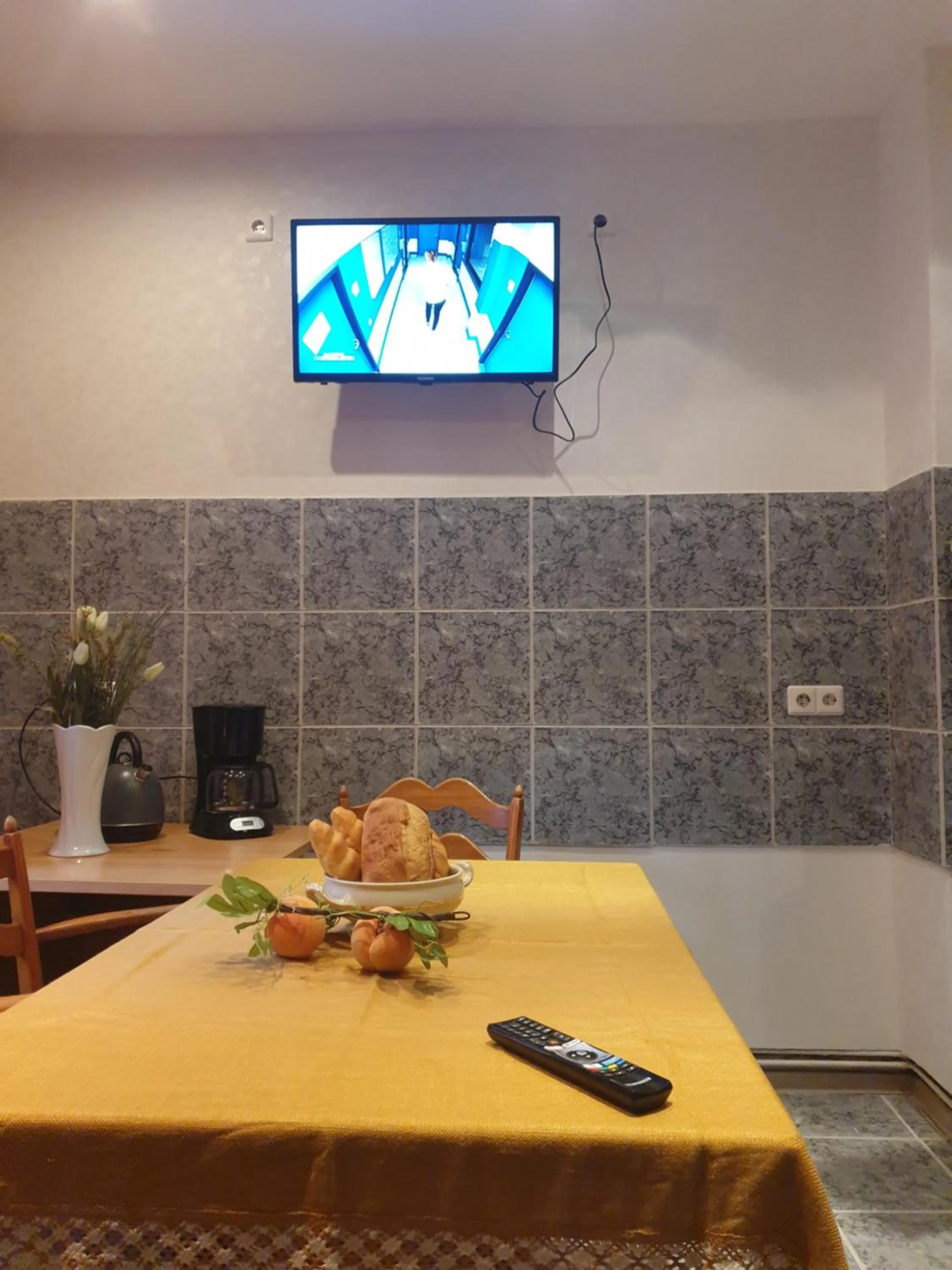 kitchen in Waldhotel Lemberg