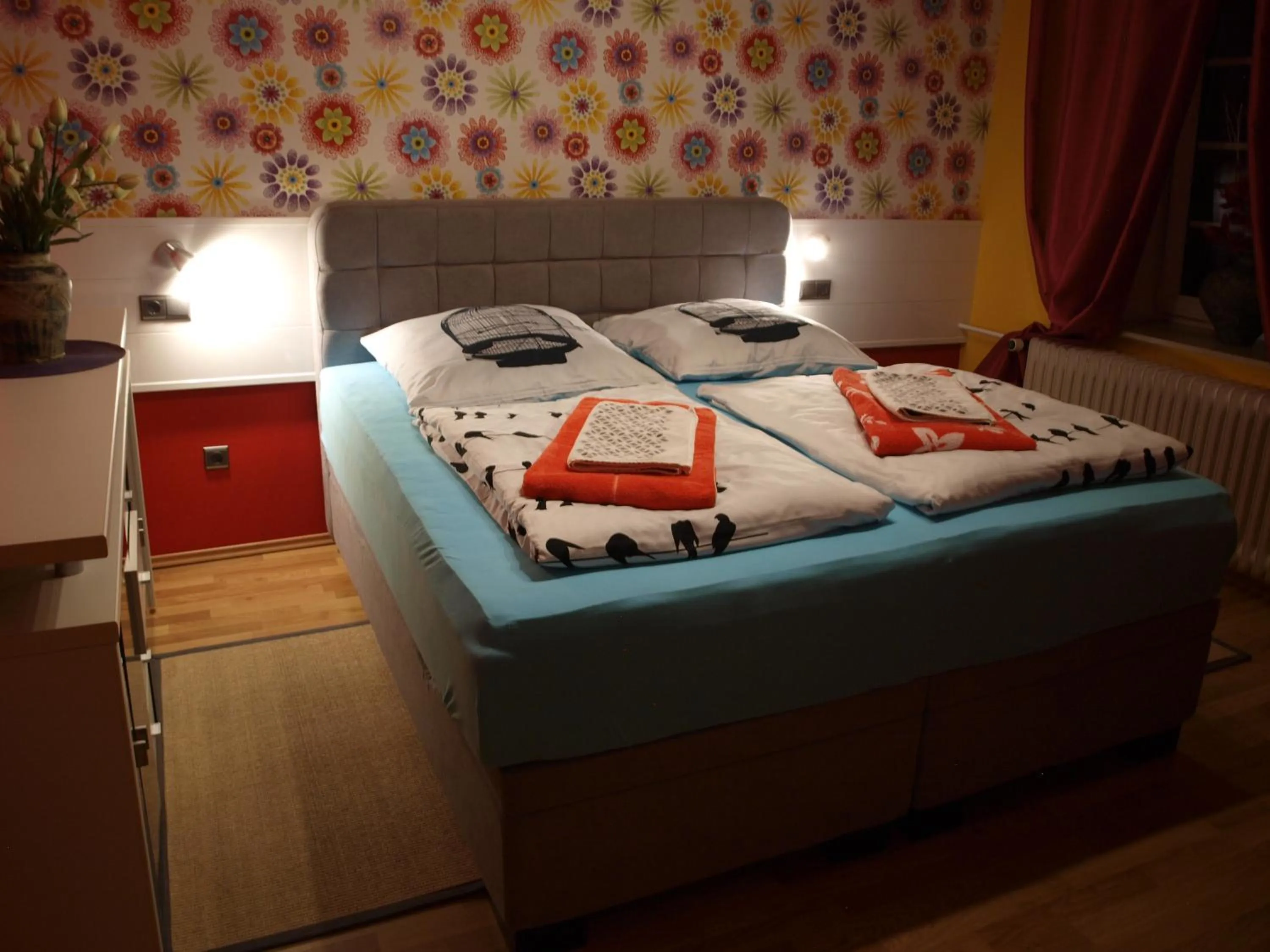 Bedroom, Bed in Waldhotel Lemberg