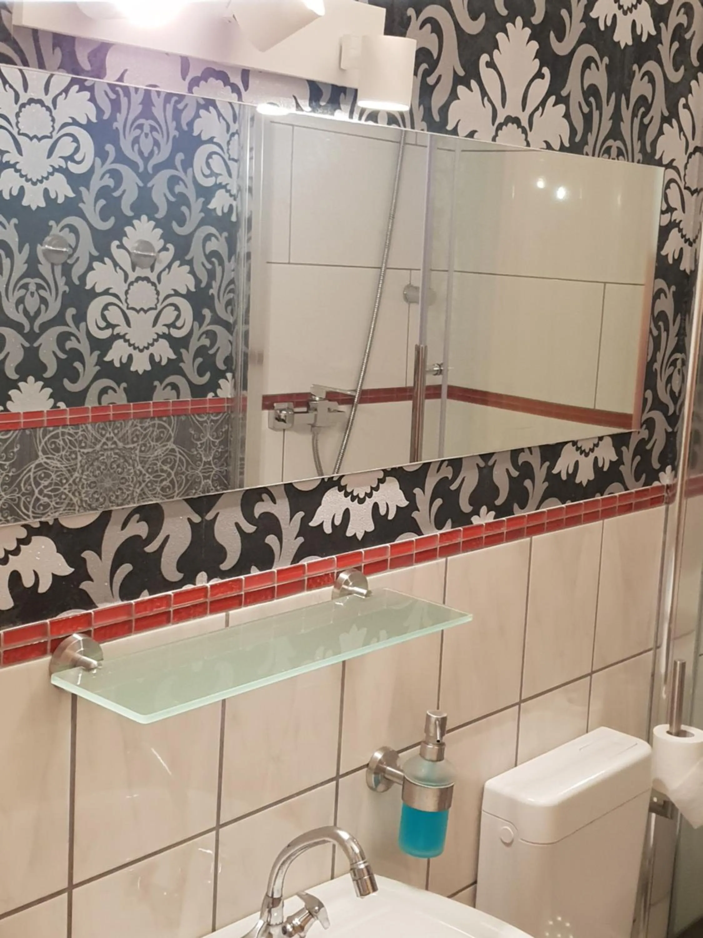 Bathroom in Waldhotel Lemberg