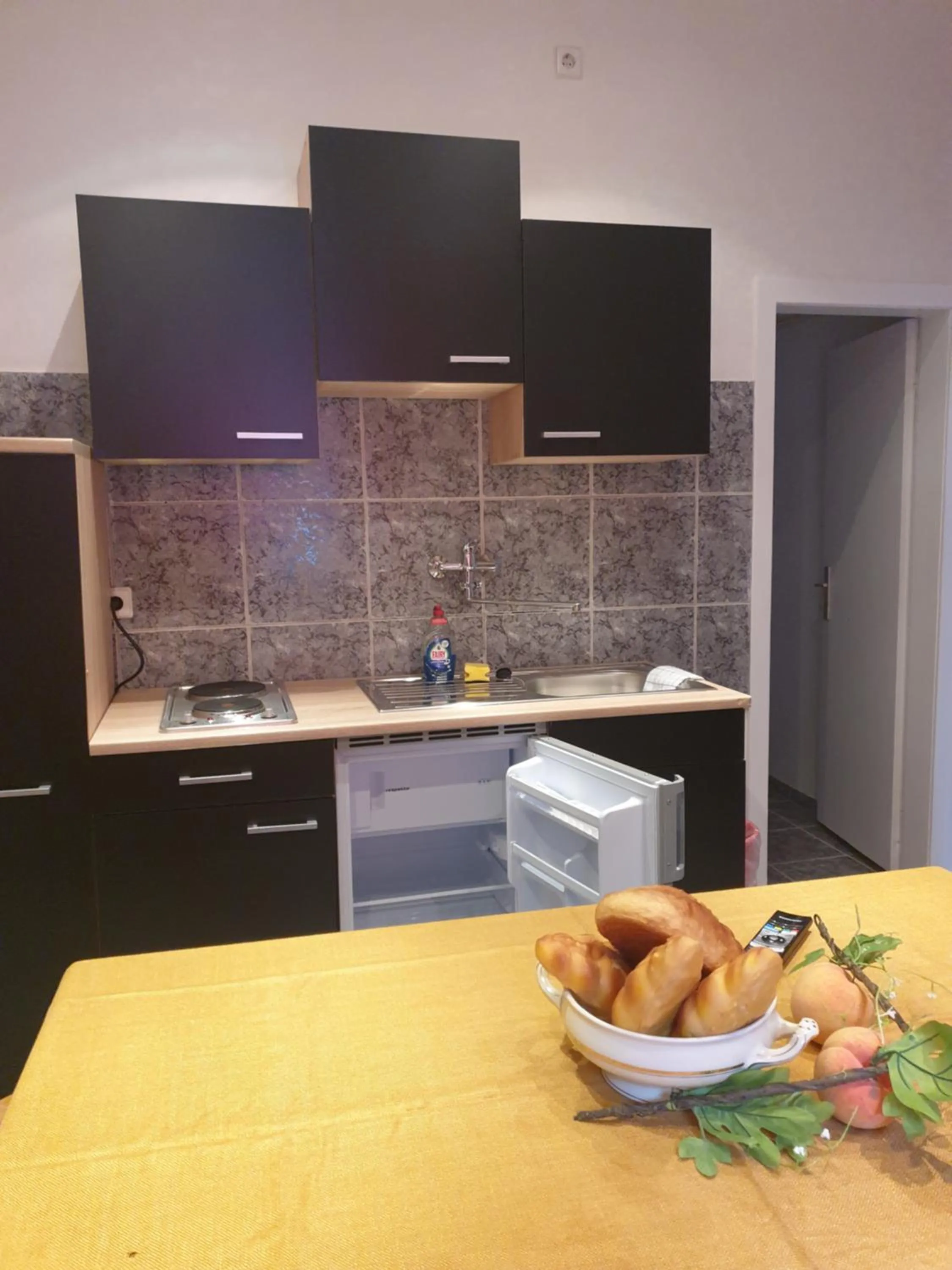 kitchen in Waldhotel Lemberg