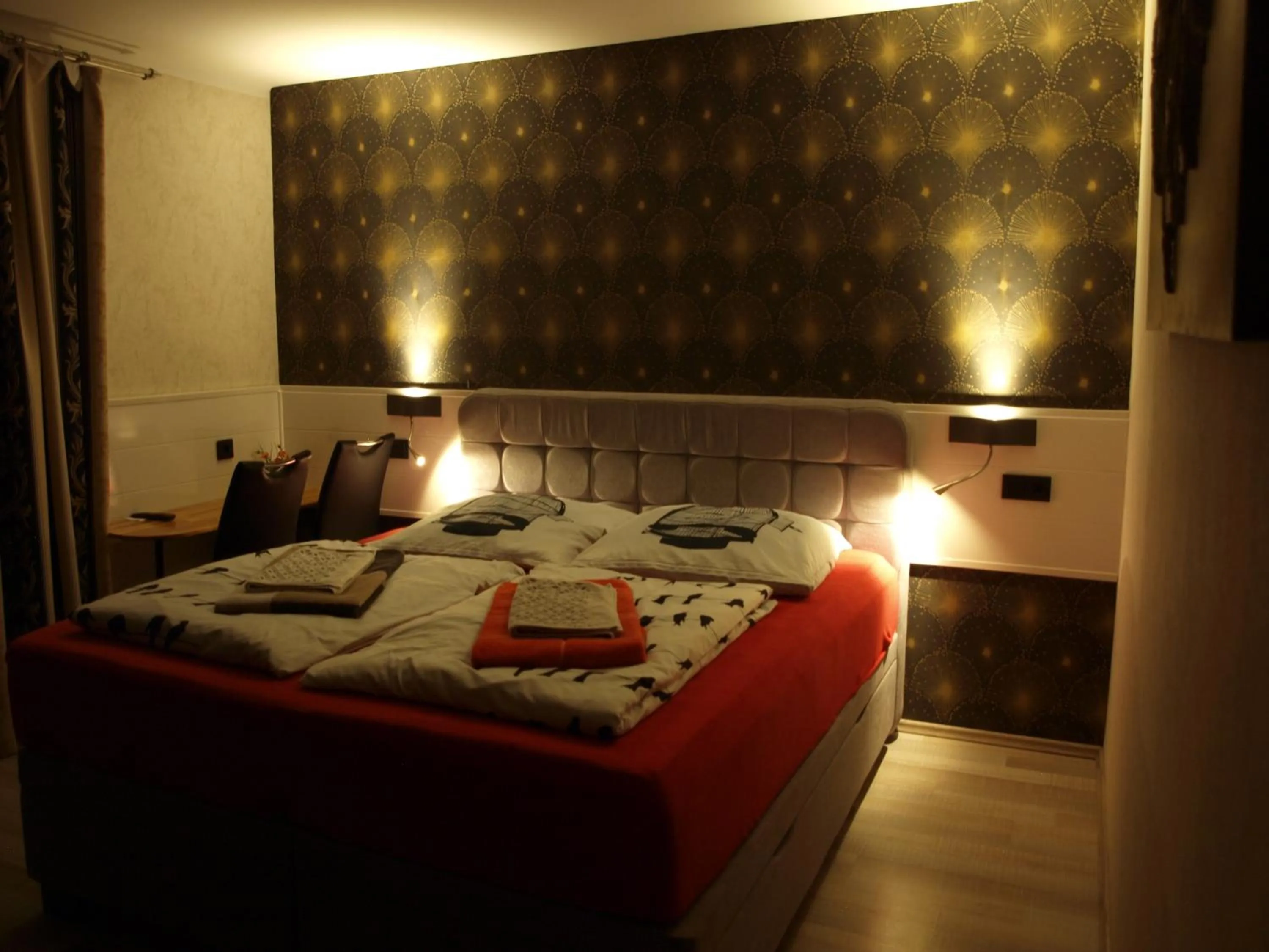 Photo of the whole room, Bed in Waldhotel Lemberg