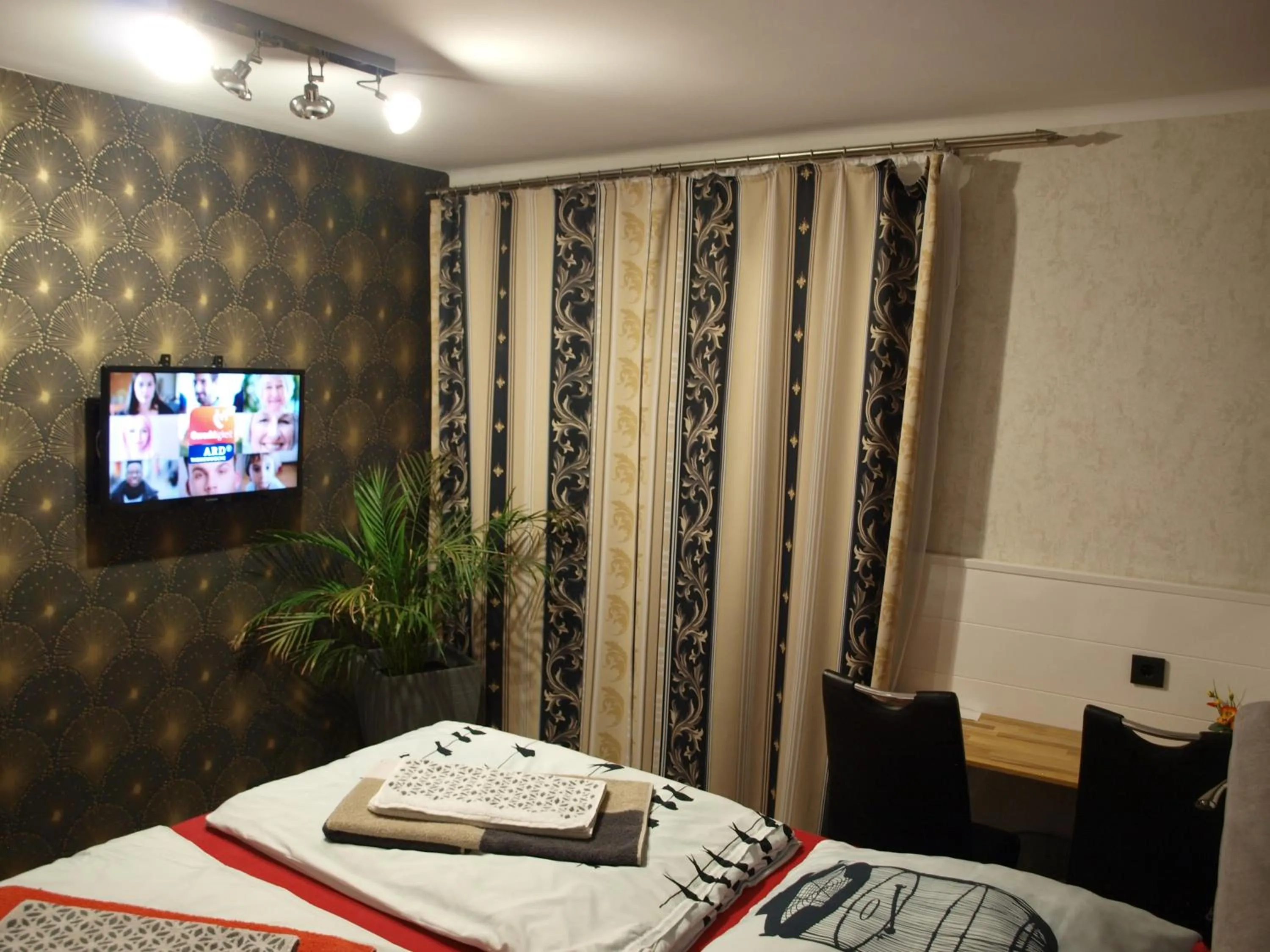 Photo of the whole room, Bed in Waldhotel Lemberg