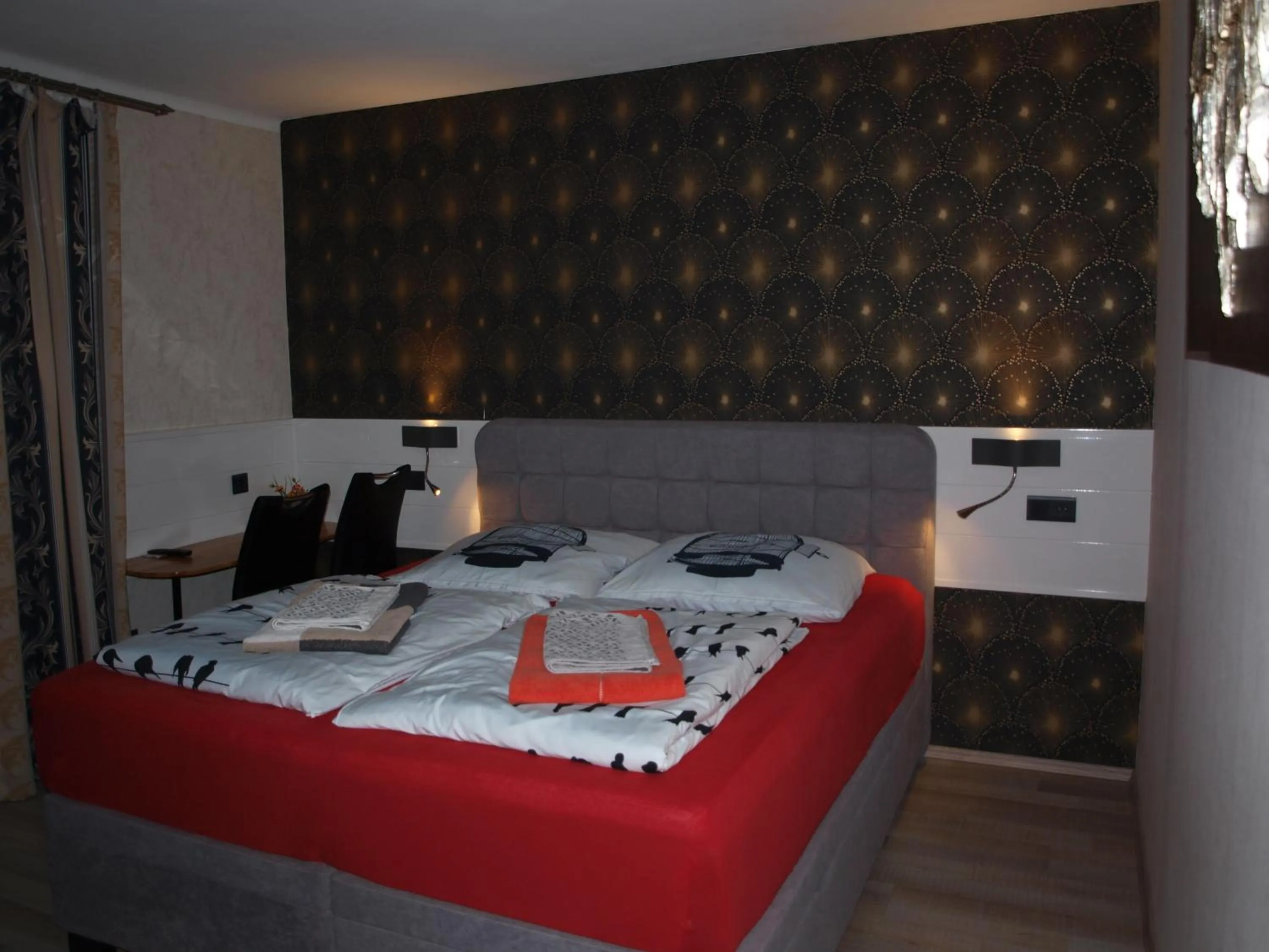 Photo of the whole room, Bed in Waldhotel Lemberg