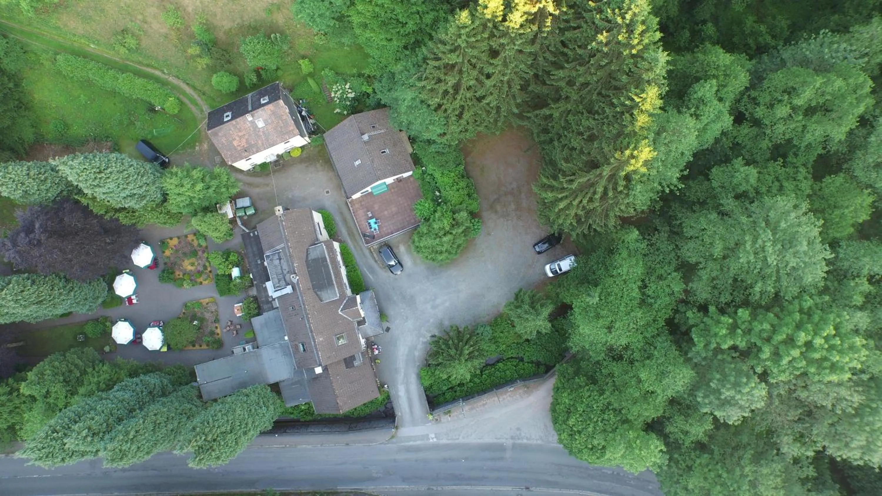Bird's eye view in Waldhotel Lemberg