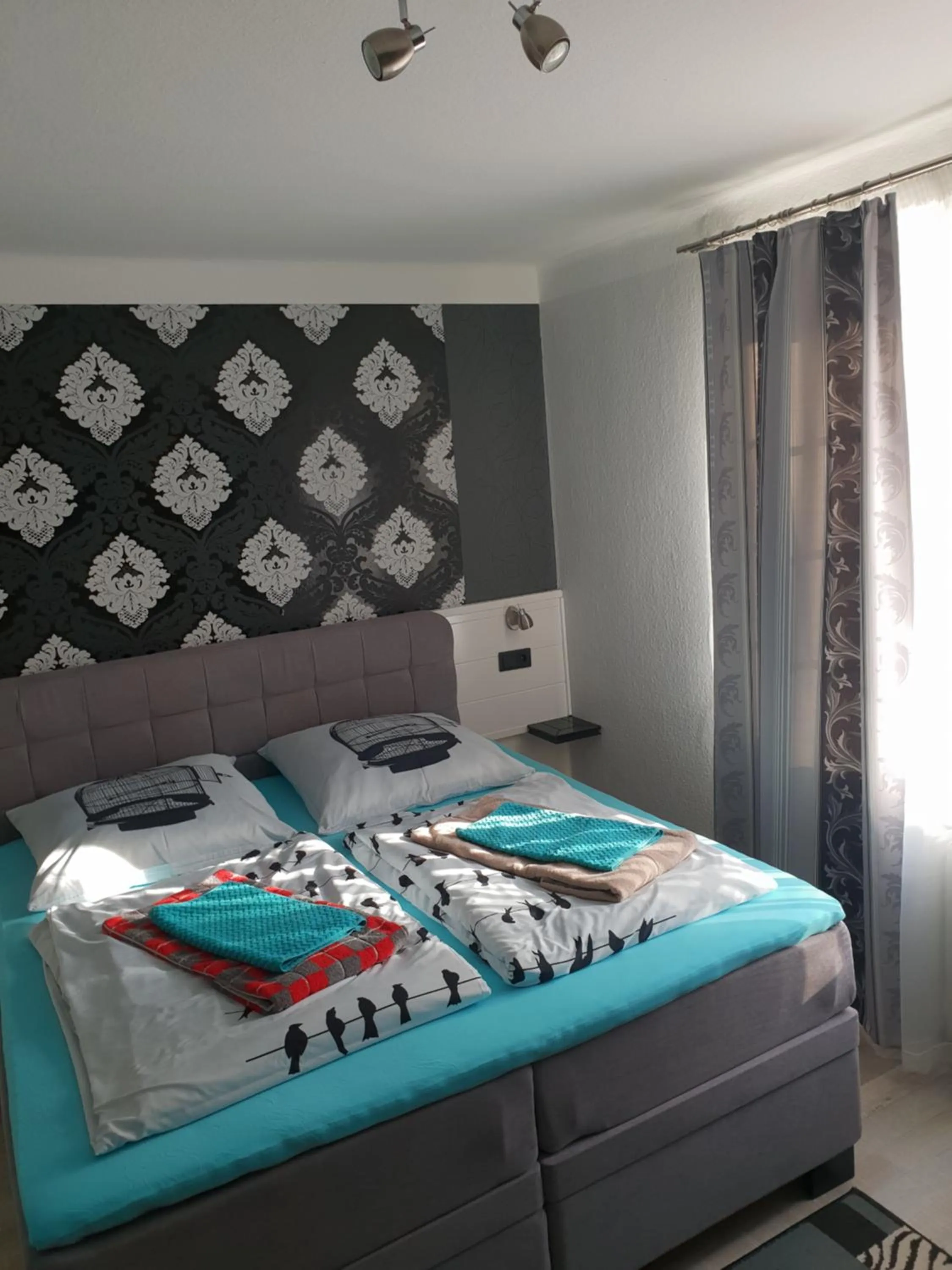 Bed in Waldhotel Lemberg