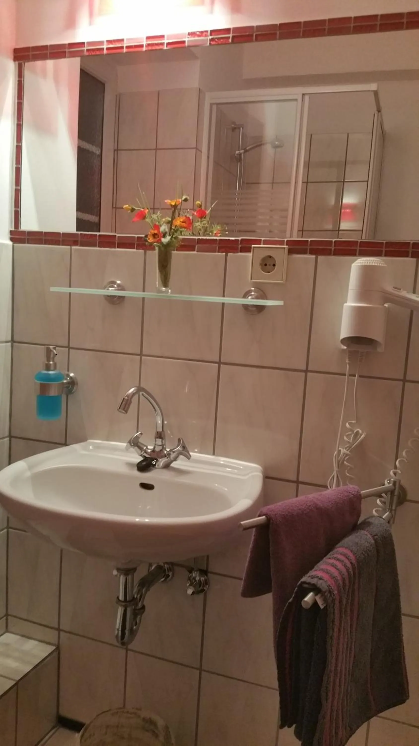 Bathroom in Waldhotel Lemberg