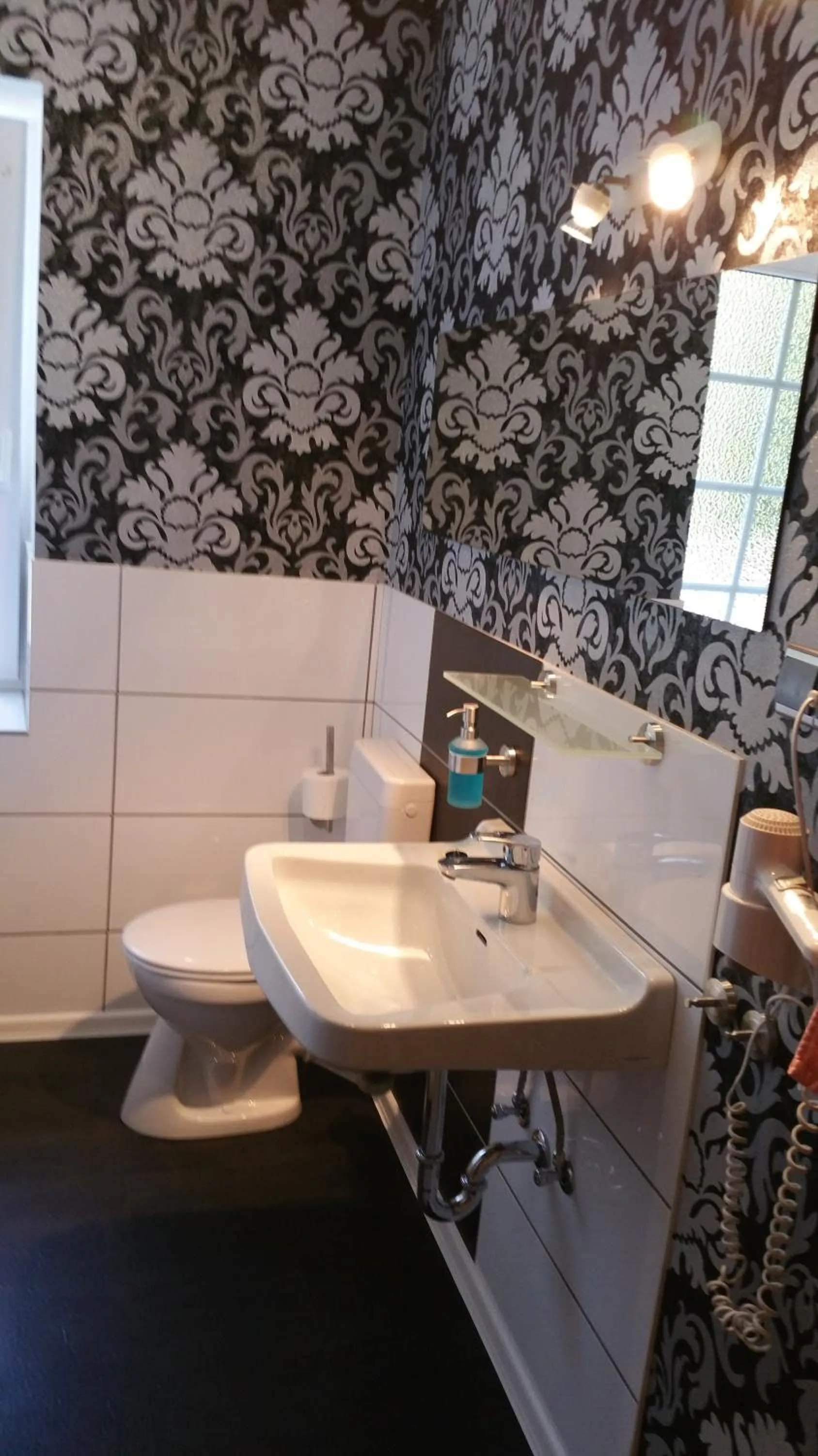 Bathroom in Waldhotel Lemberg