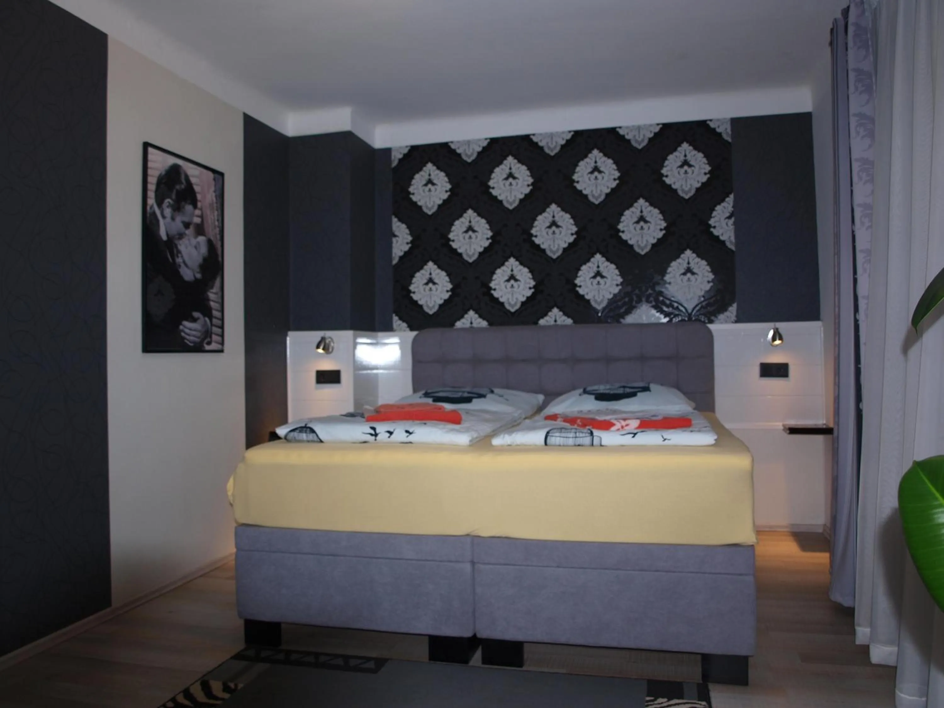 Bedroom, Bed in Waldhotel Lemberg