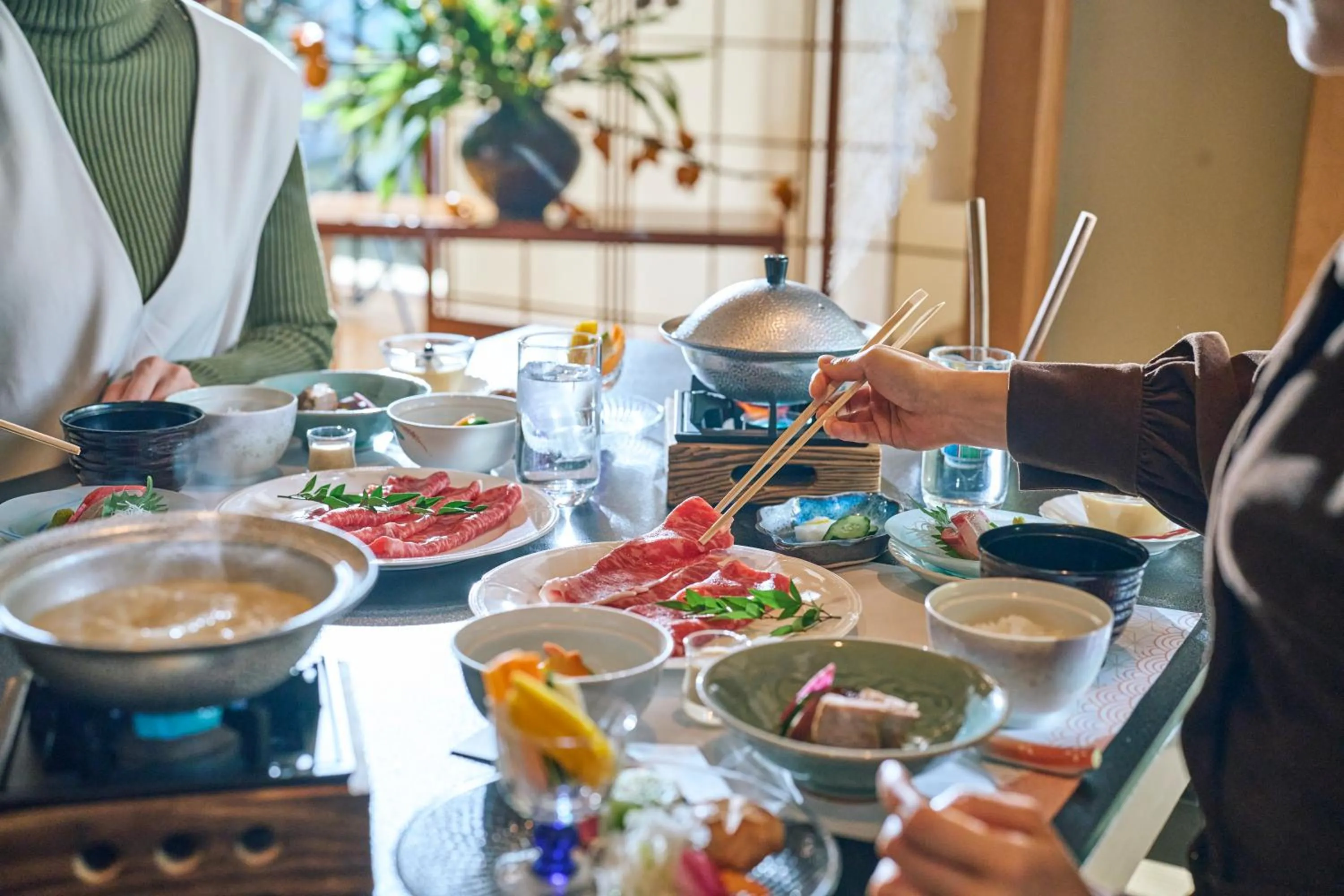 Dinner in Hakone Yunohana Prince Hotel