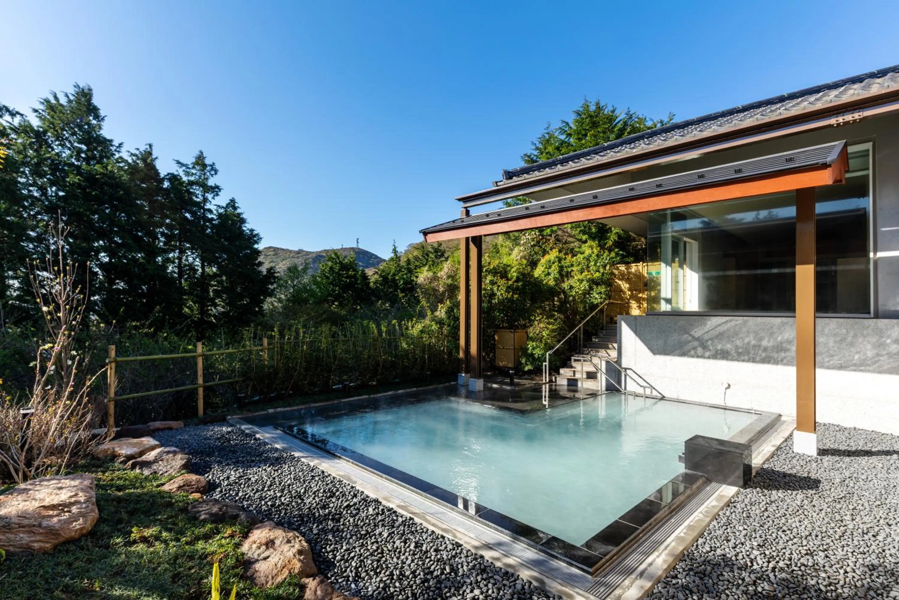 Hot Spring Bath in Hakone Yunohana Prince Hotel