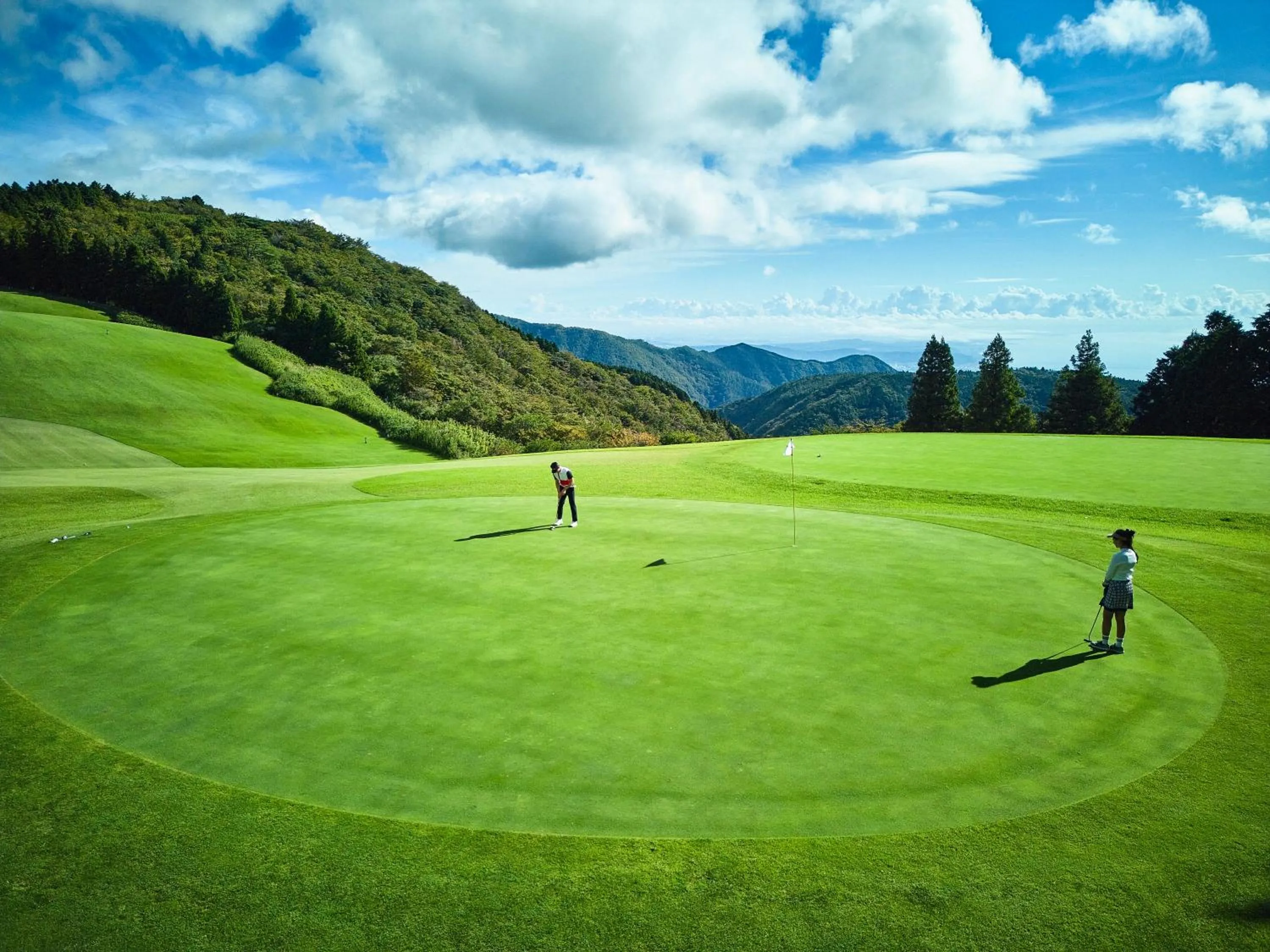 Golfcourse in Hakone Yunohana Prince Hotel