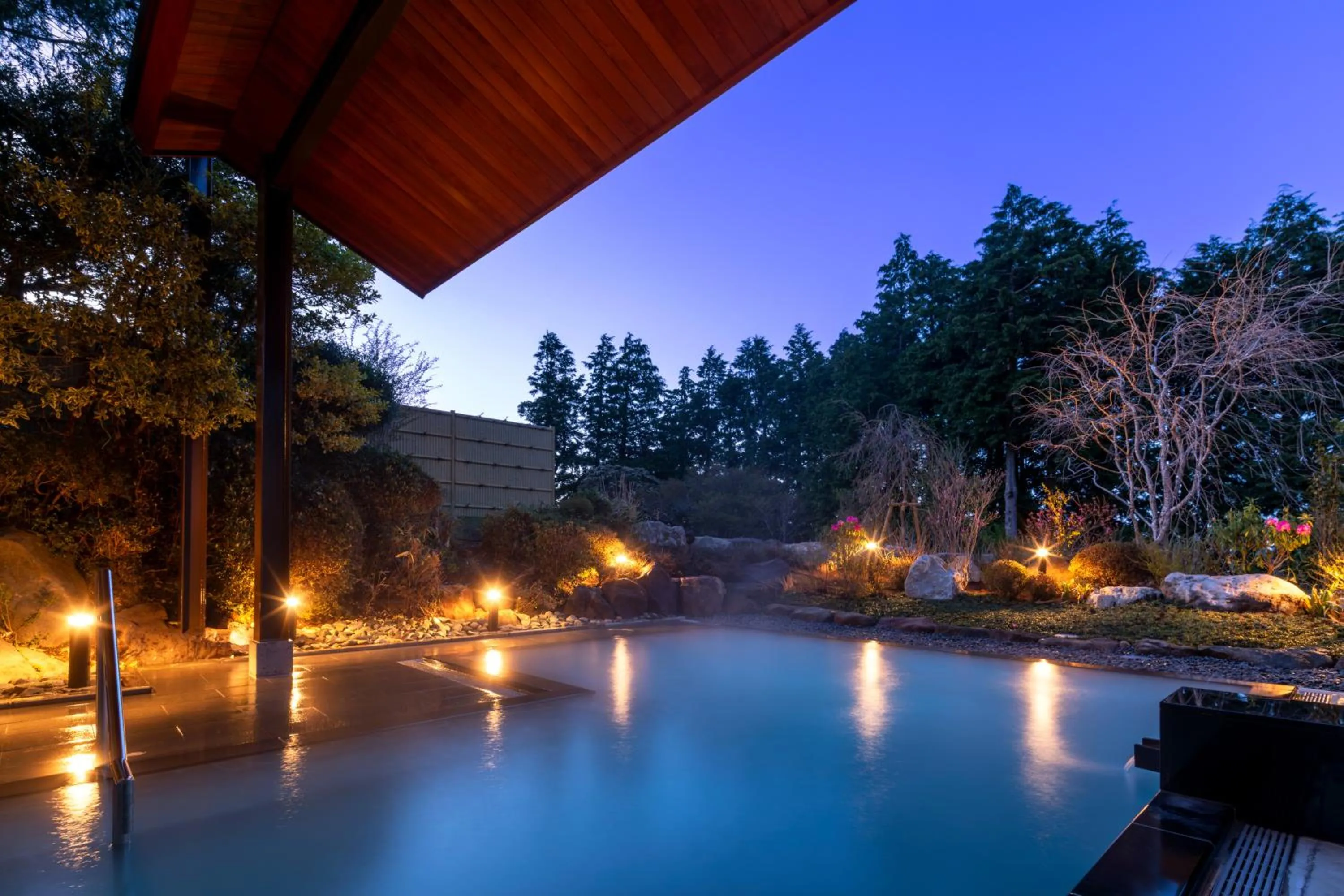 Hot Spring Bath in Hakone Yunohana Prince Hotel