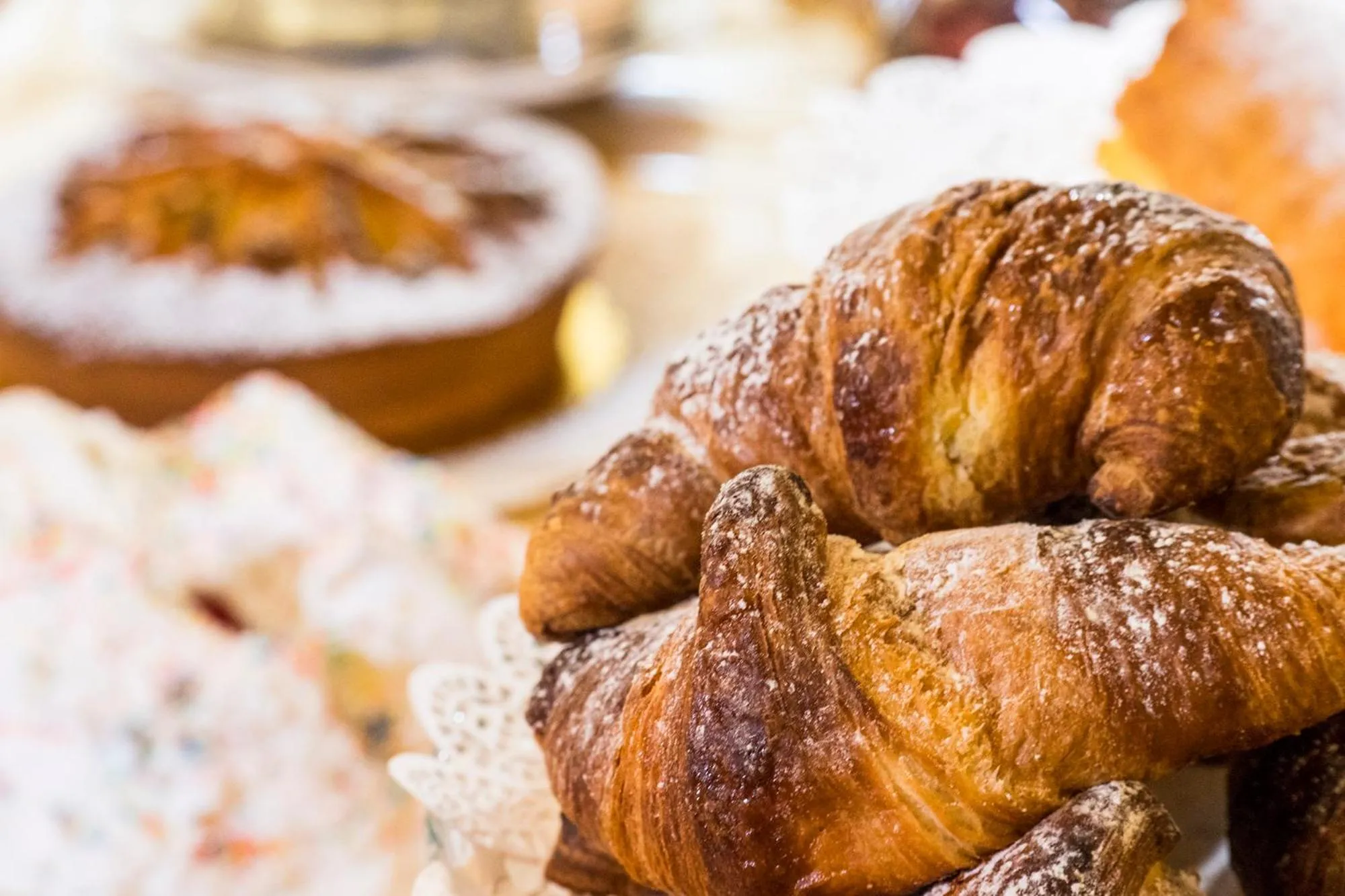 Continental breakfast in Hotel Vega Perugia