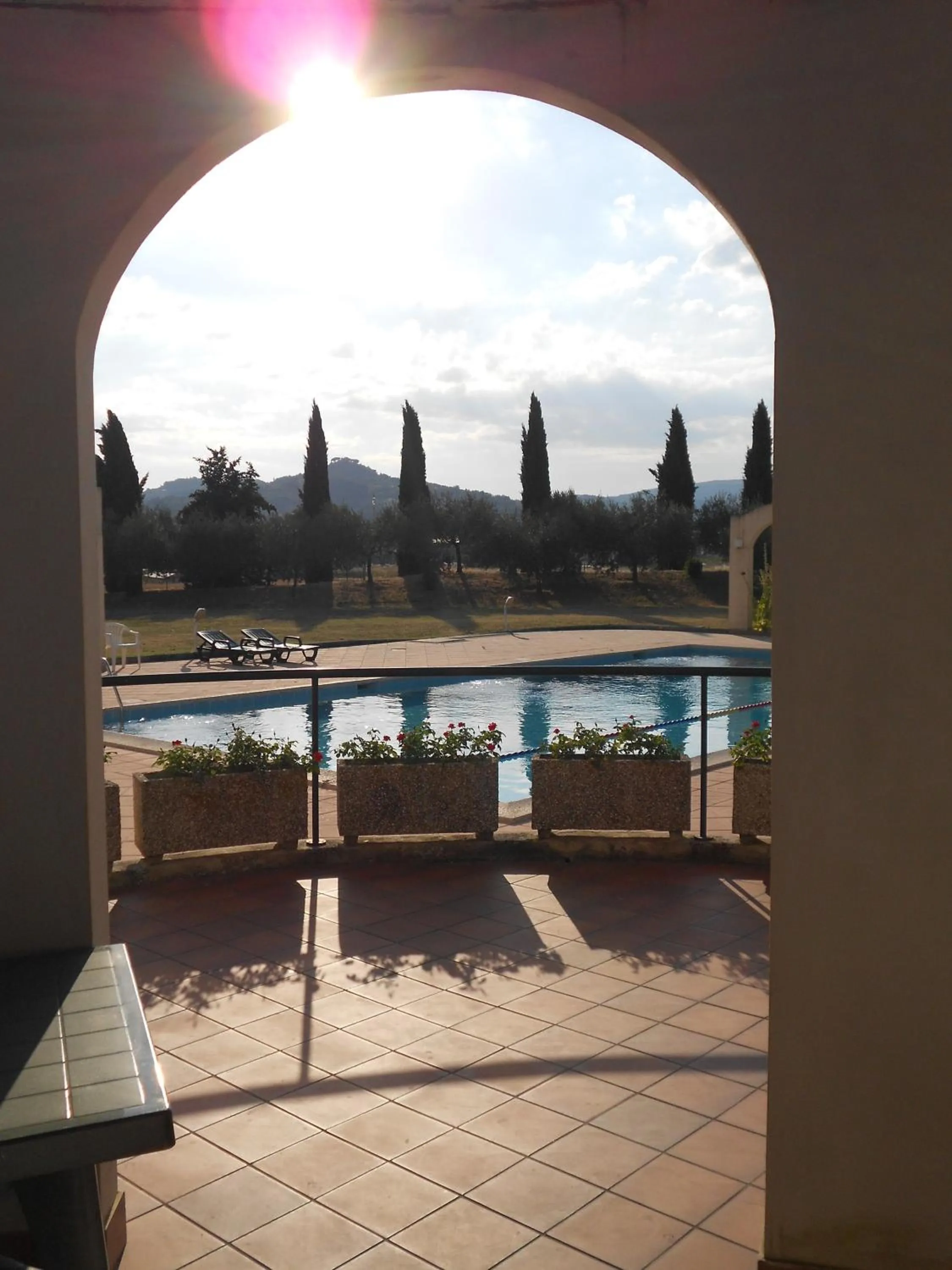 Swimming pool in Hotel Vega Perugia