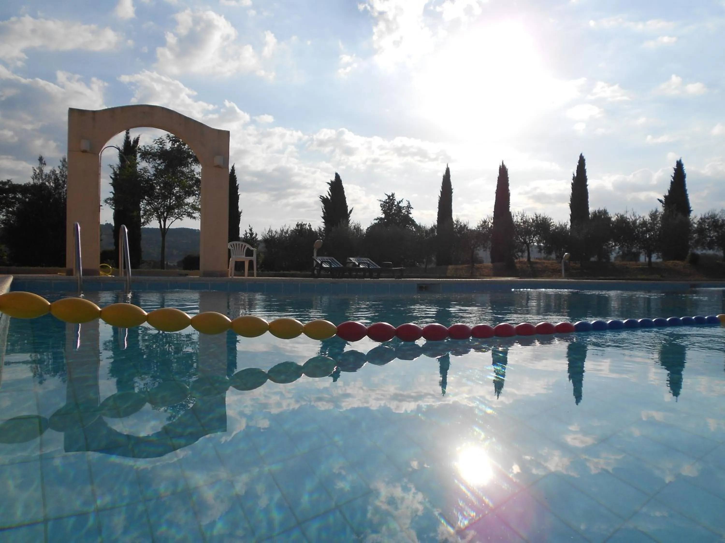 Pool view in Hotel Vega Perugia
