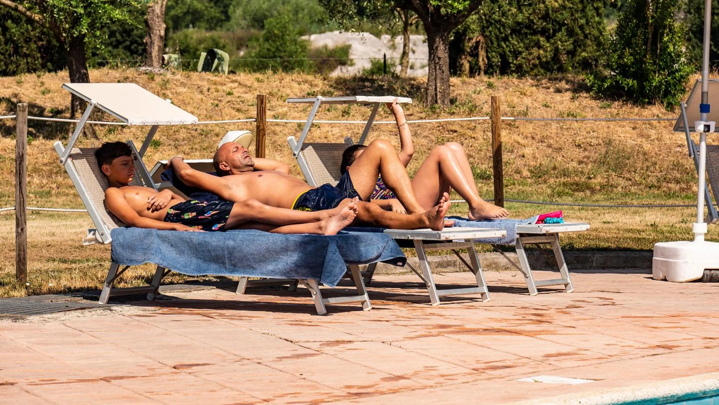 Swimming pool in Hotel Vega Perugia