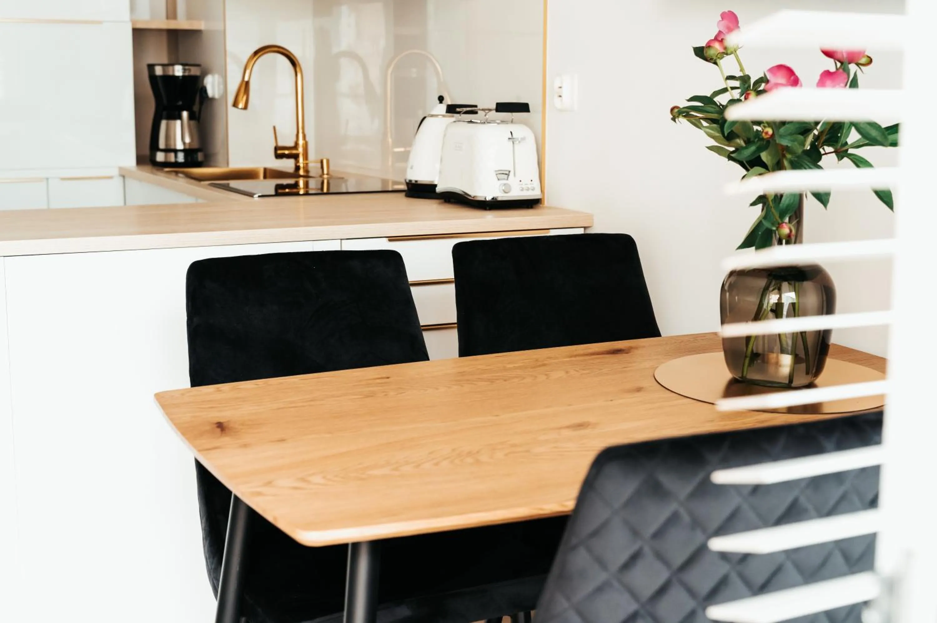 Kitchen or kitchenette in Studio Mrągowo