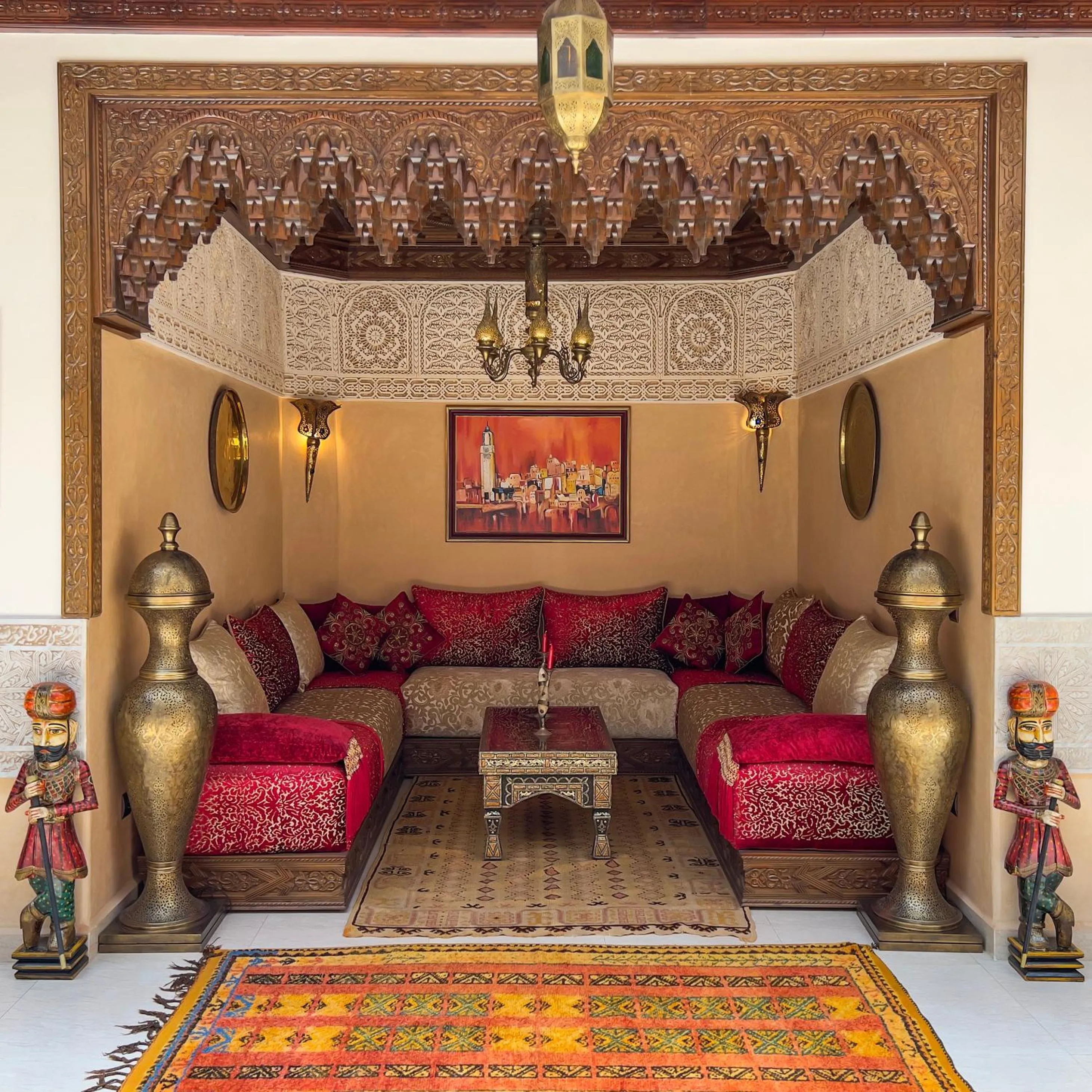 Living room in Perlekech Riad & Spa