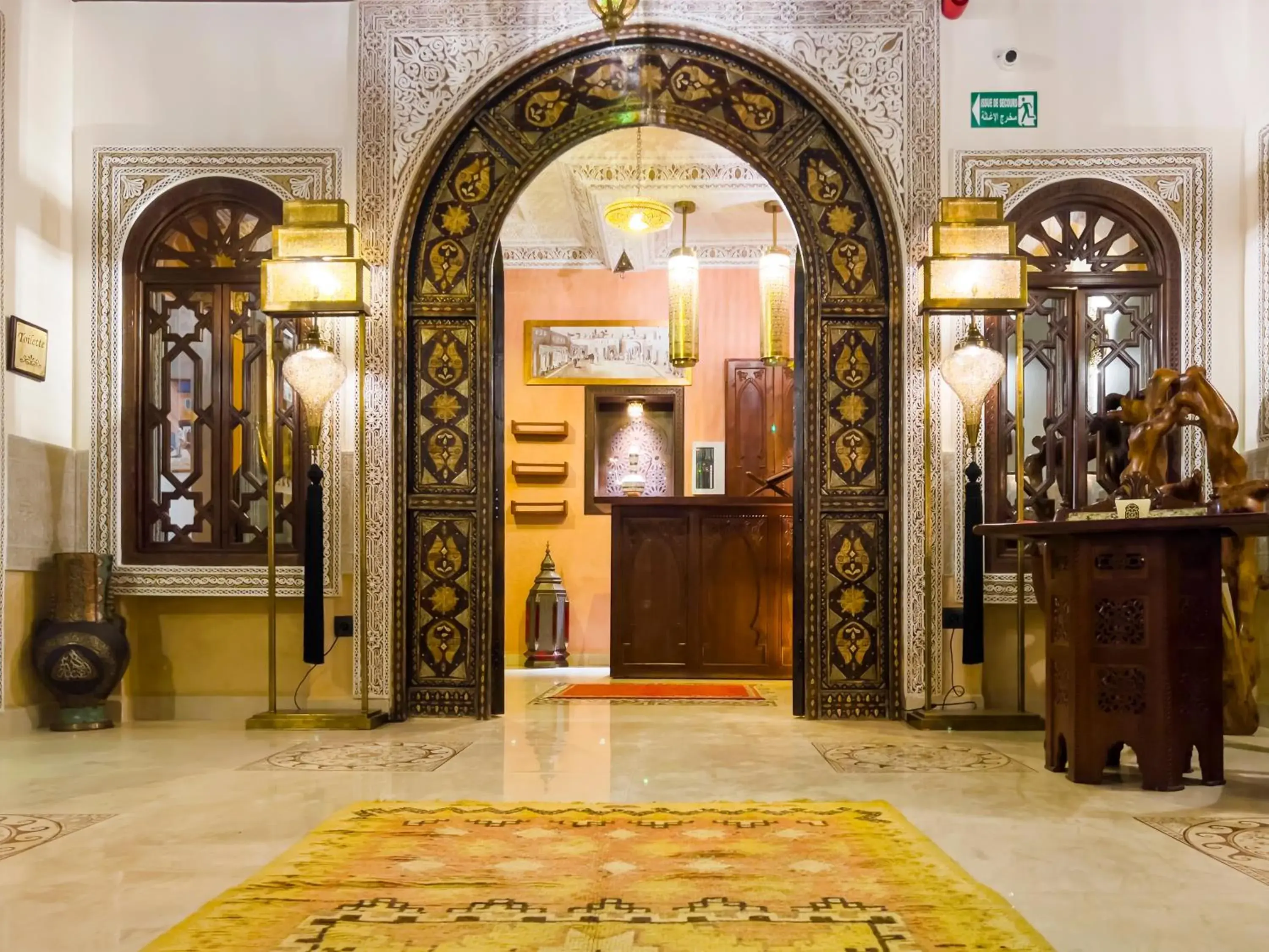 Lobby or reception in Perlekech Riad & Spa Lobby or reception in Perlekech Riad & Spa