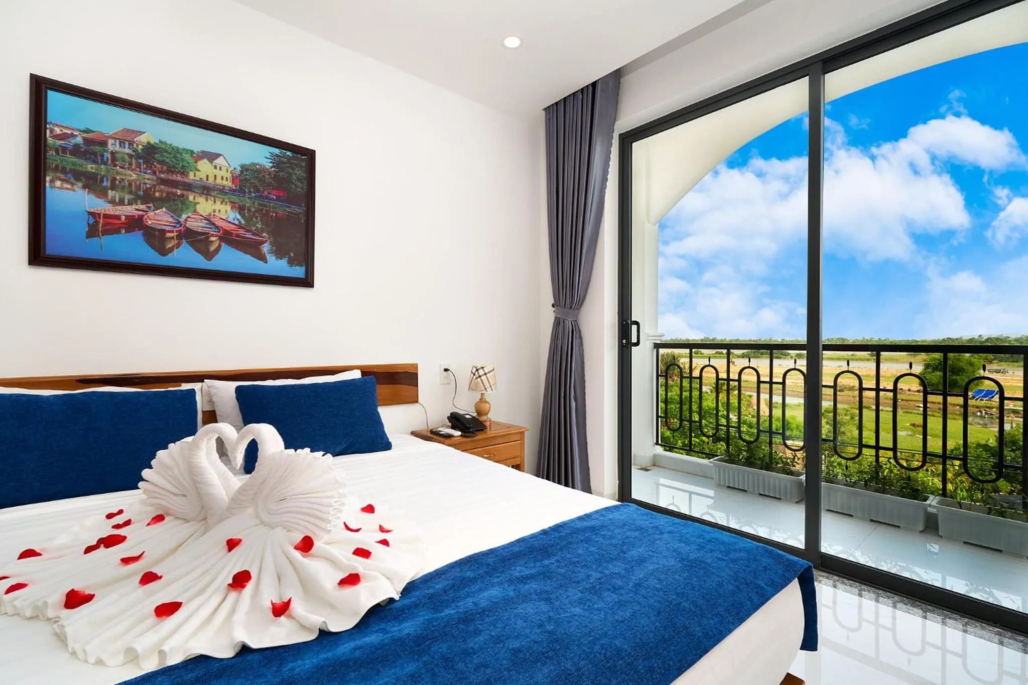 Bed in Hoi An Legend Charm Boutique Hoi An Hotel