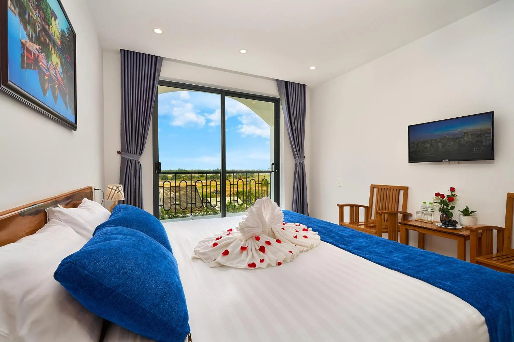 Bed in Hoi An Legend Charm Boutique Hoi An Hotel