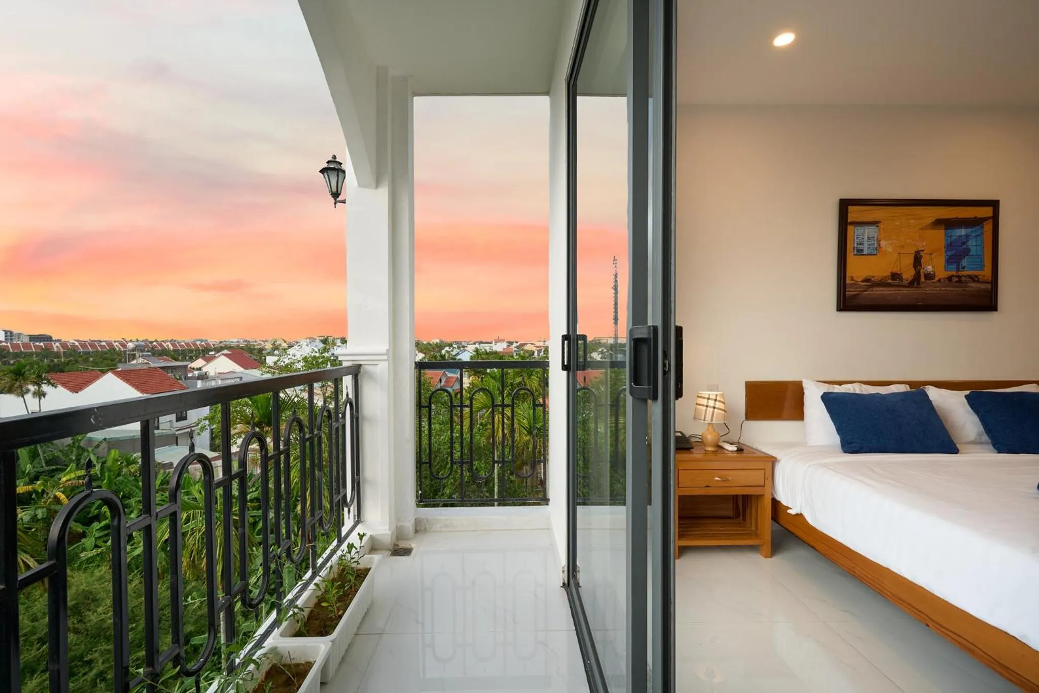 Patio, Bed in Hoi An Legend Charm Boutique Hoi An Hotel