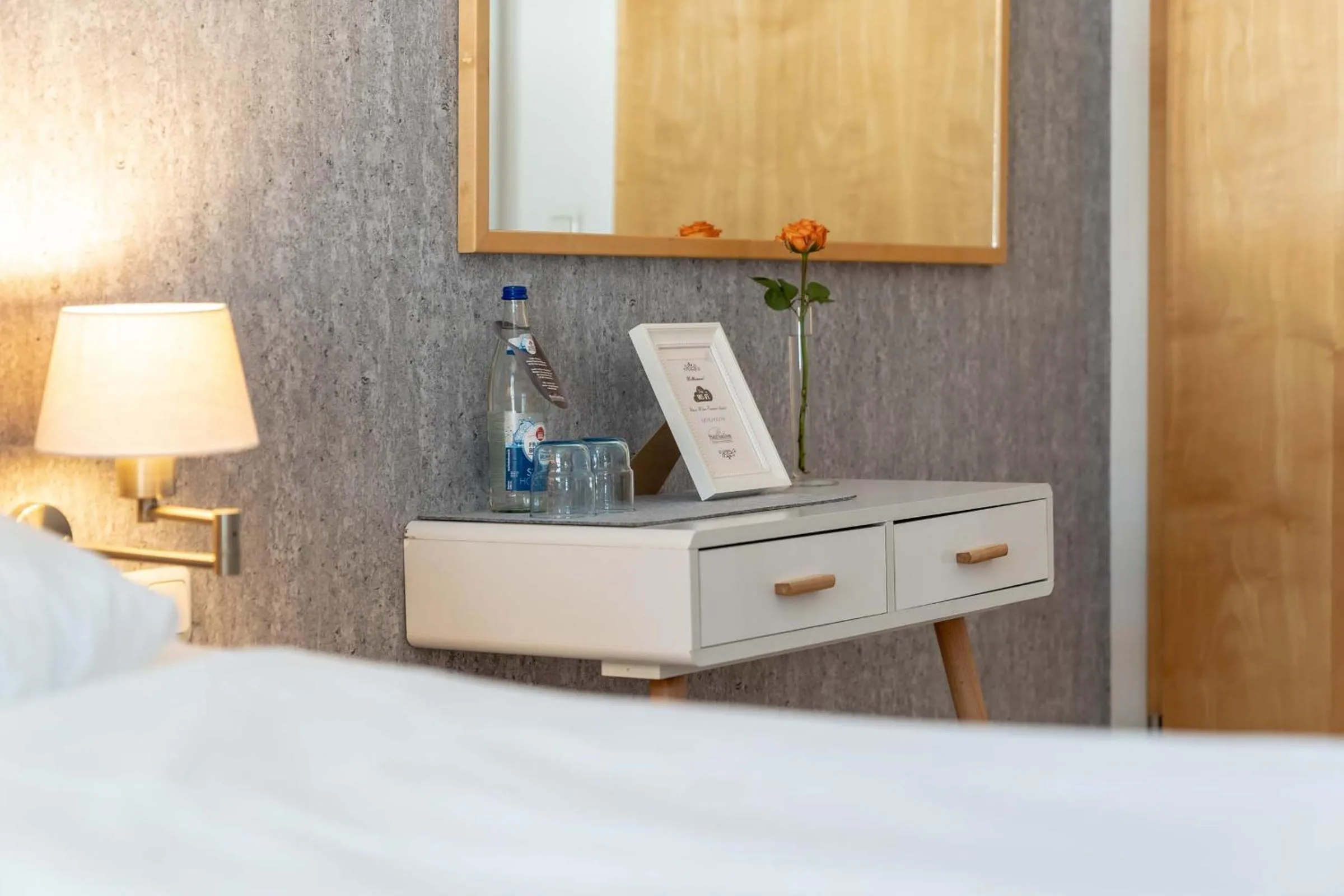 Decorative detail, Bed in Hotel Am Dom