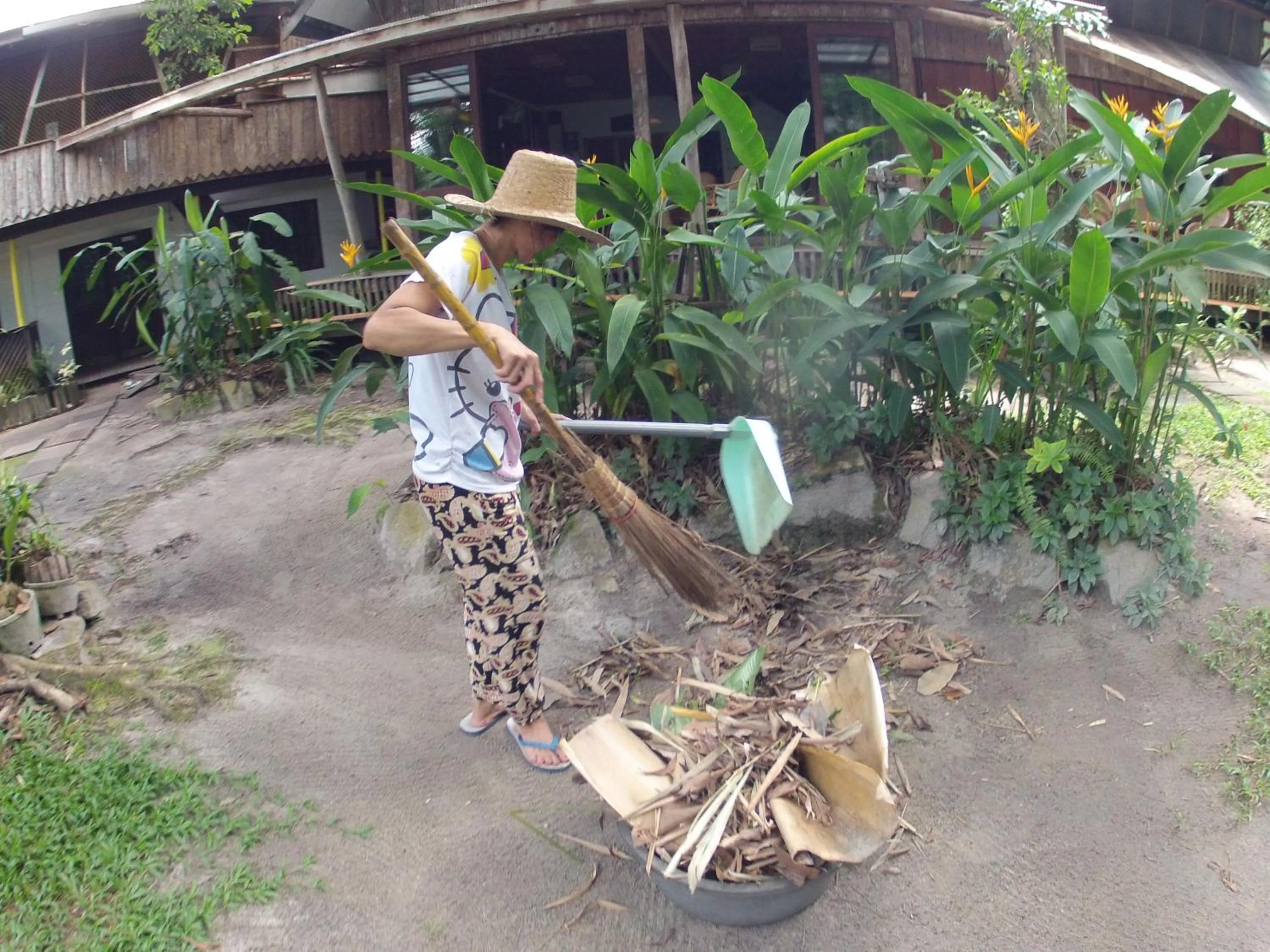Staff in Bukit Raya Guesthouse