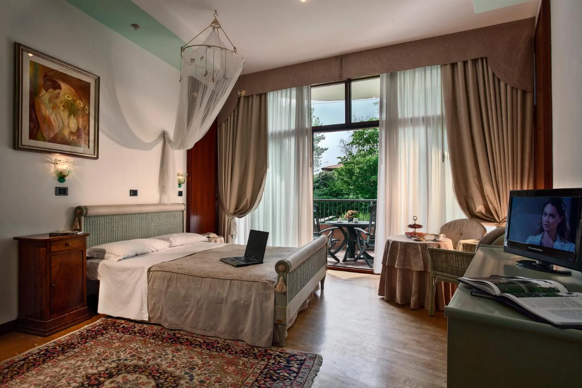 Bed in Park Hotel Junior